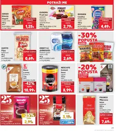GRISKI Kikiriki štapići, Kikiriki štapići razne vrste 160 g - Pregled kataloga iz trgovine Kaufland, vrijedi od 29.04.2026 | Stranica: 29