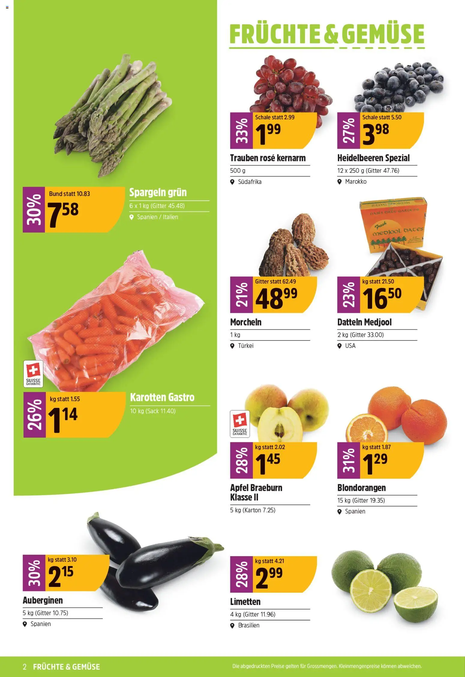 TopCC aktionen – gültig ab 20.04.2026 | Seite: 2 | Produkte: Gitter, Äpfel, Gemüse, Früchte