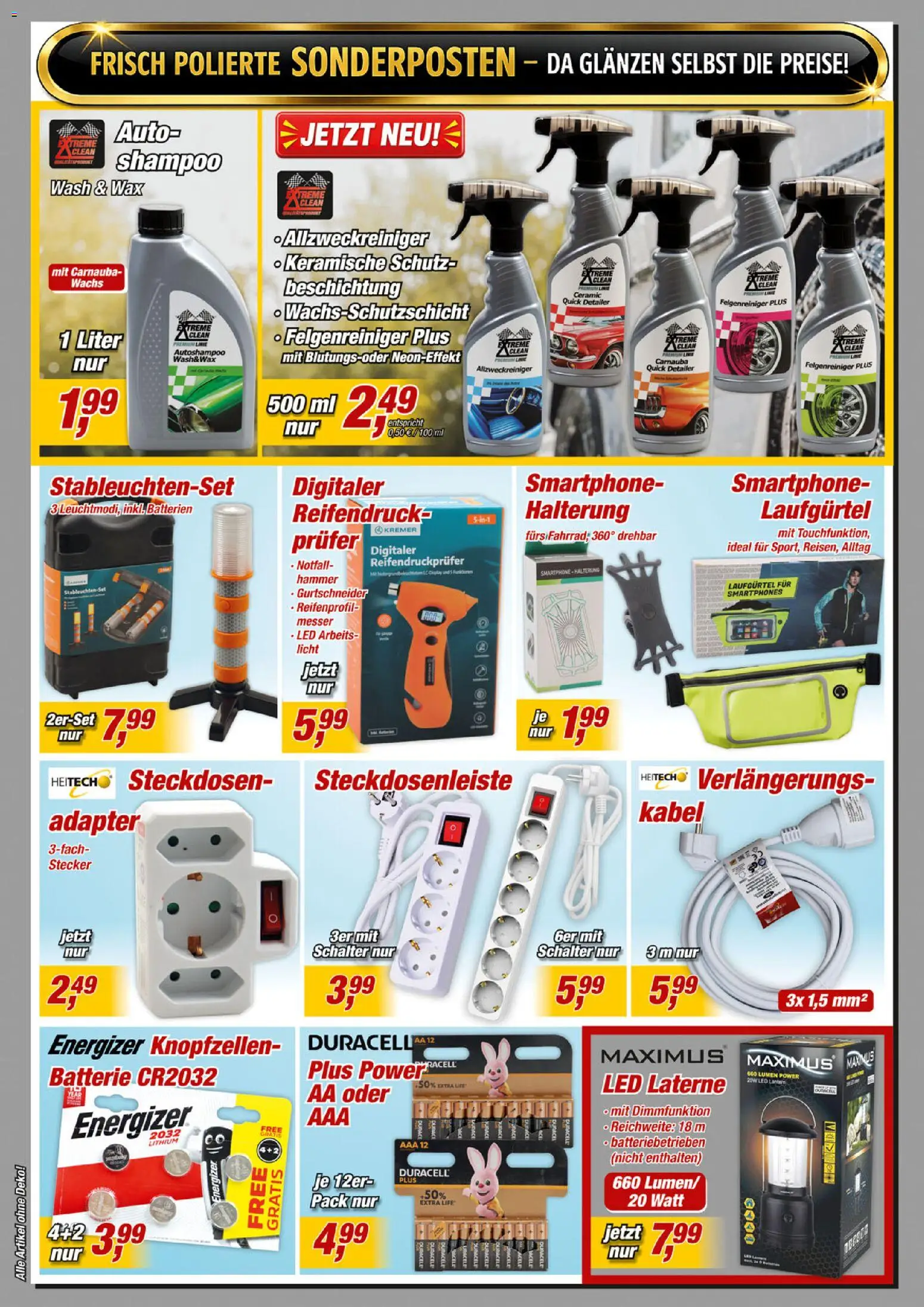 Posten Börse Prospekt – gültig ab 19.07.2026 | Seite: 6 | Produkte: Adapter, Batterien, Shampoo, Smartphone