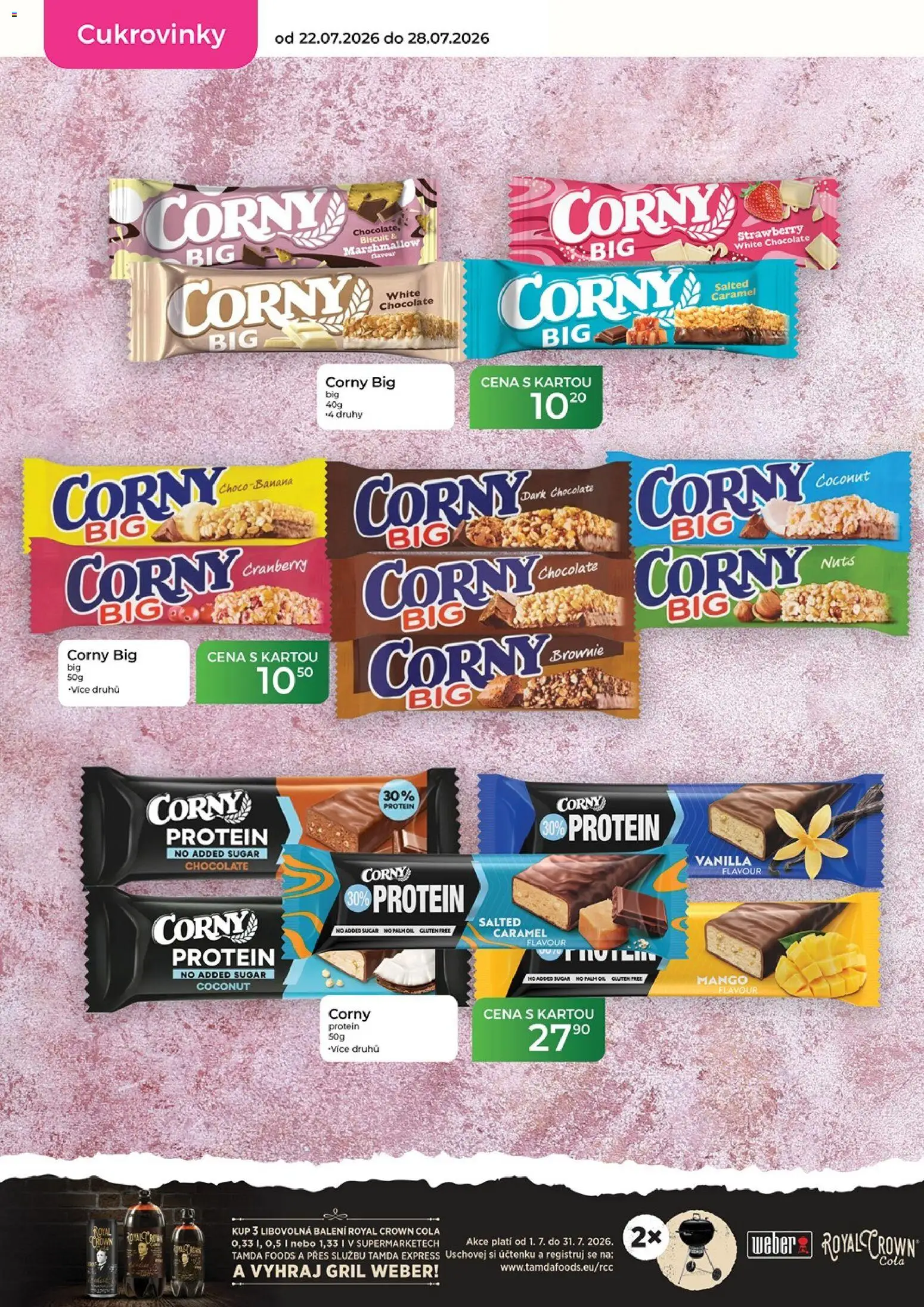 Tamda Foods leták od 22.07.2026 | Strana: 26 | Produkty: Marshmallow, Gril, Protein, Cola