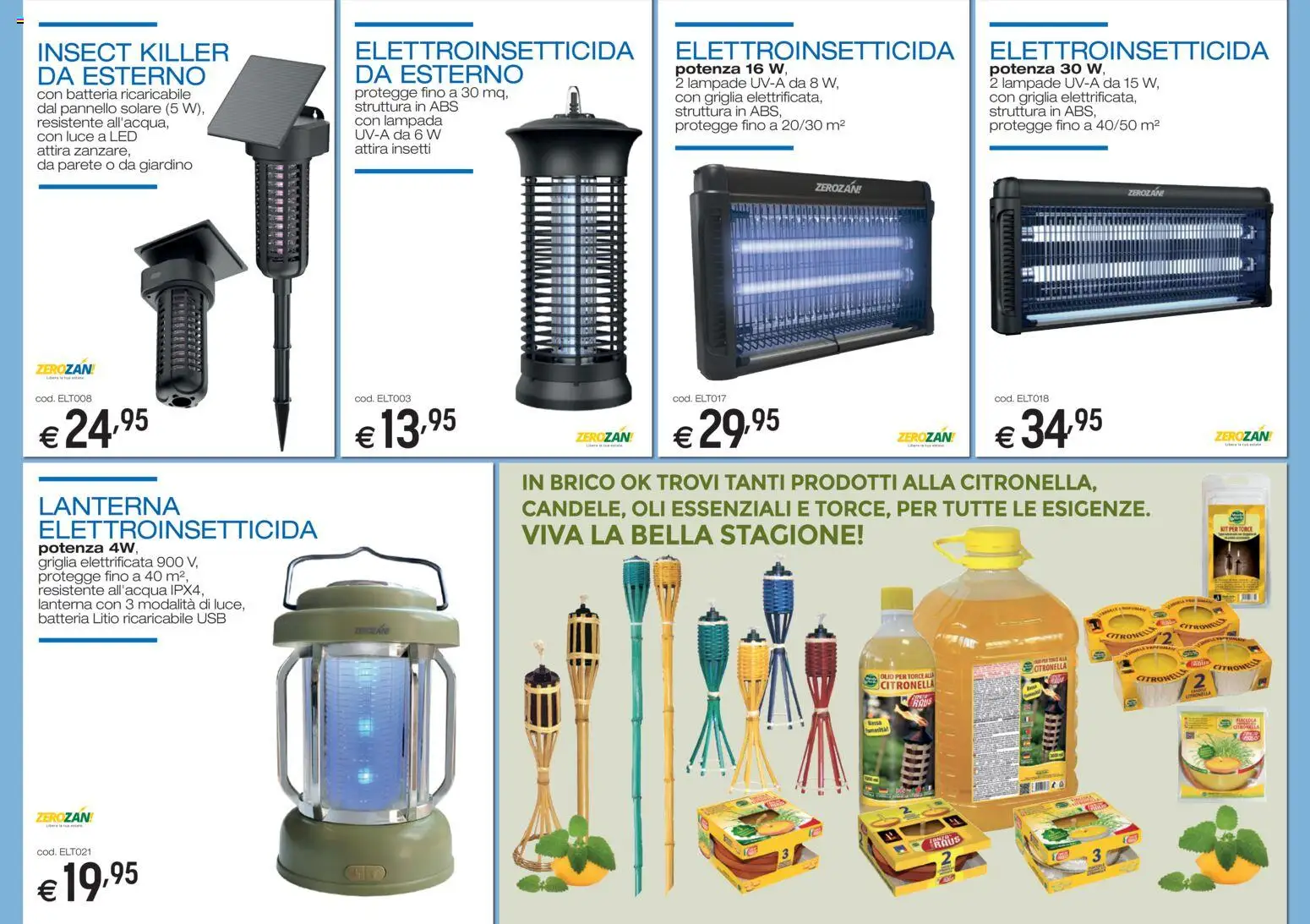 Volantino Brico OK del 05/03/2026 | Pagina: 3 | Prodotti: Citronella, Uva, USB, Griglia