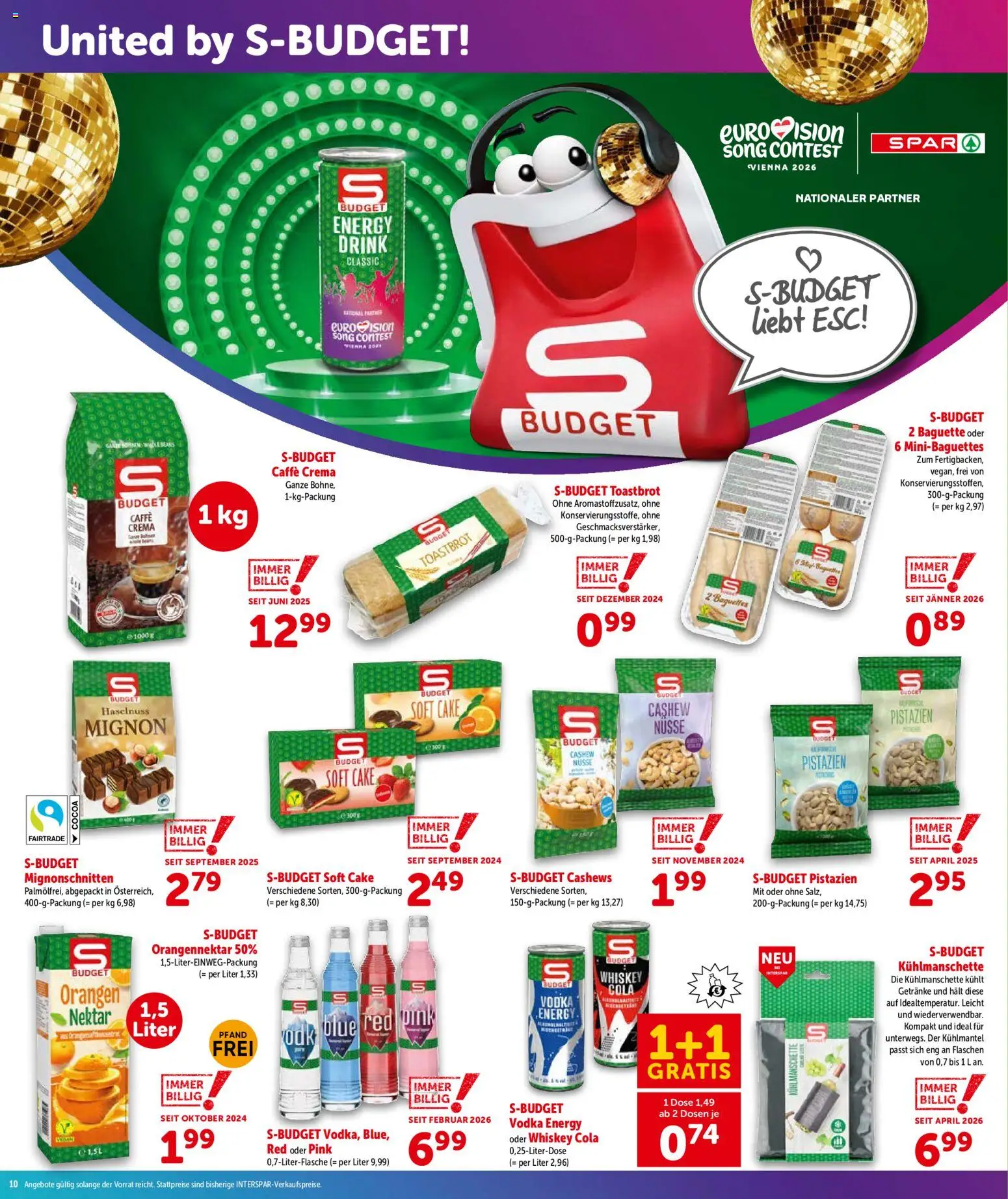 Interspar Flugblatt - Steiermark gültig ab 13.05.2026 | Seite: 11 | Produkte: Nüsse, Whiskey, Jääkaappipakastin, Orangen
