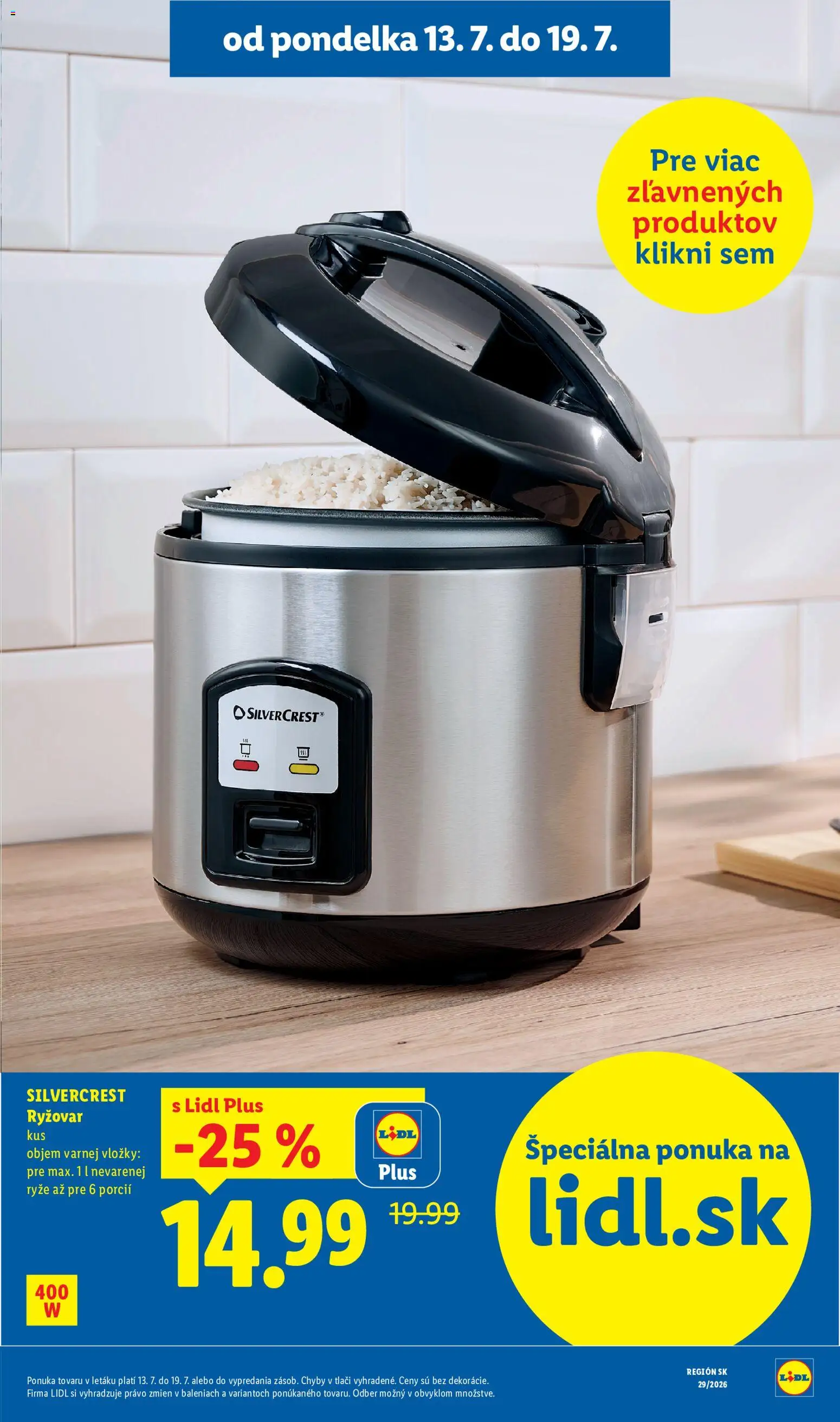 Lidl leták od 13.07.2026 → Aktuálna online ponuka — page 7