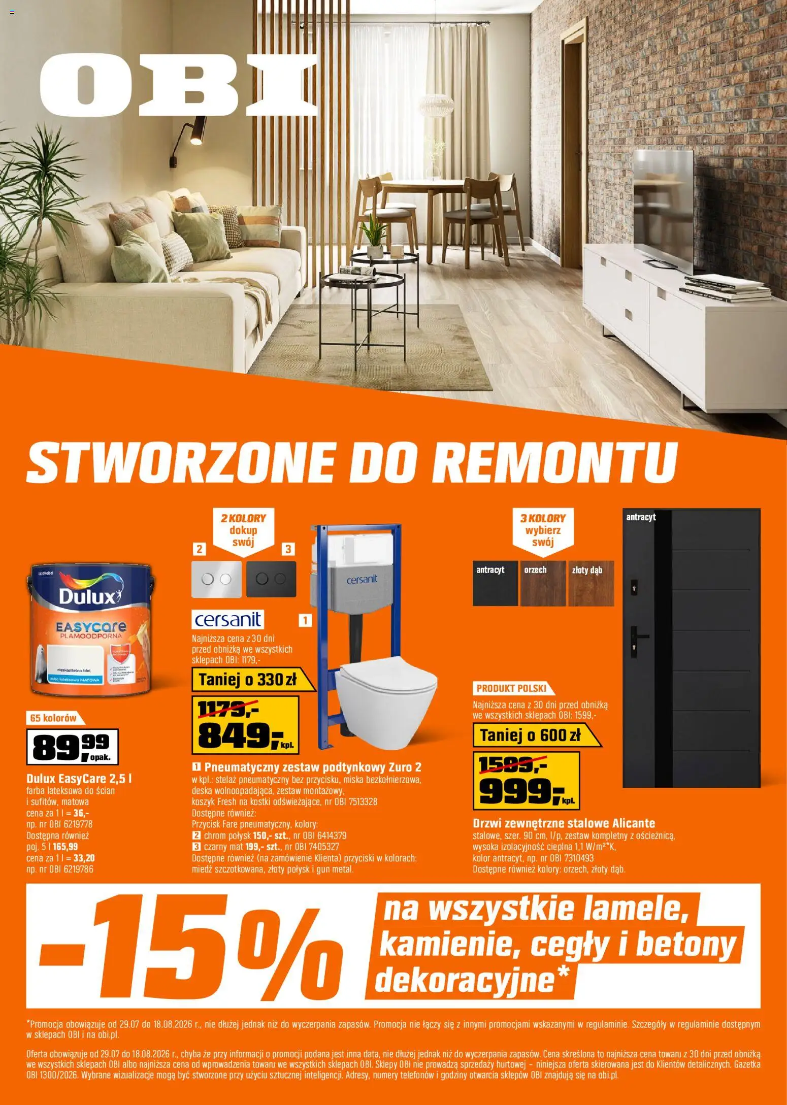 OBI gazetka od 29.07.2026 | Strona: 1