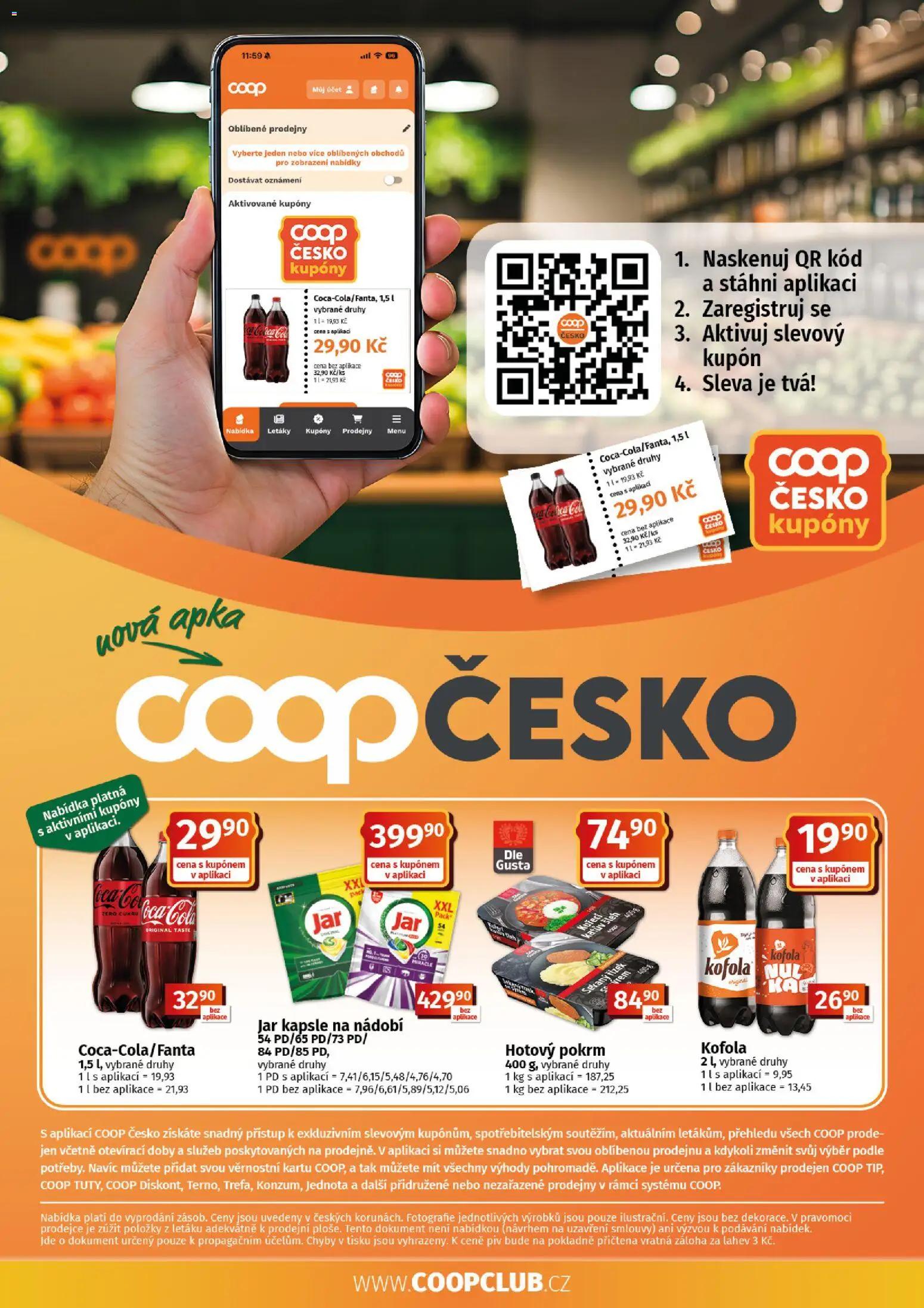Coop leták - Tuty od 12.08.2026 | Strana: 10 | Produkty: Nádobí, Jar kapsle, Cesto, Kofola