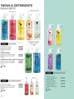 Anteprima del volantino Avon catalogo - campagna 7/2026 valido a partire dal 01/07/2026 | Pagina: 176 | Prodotti: Crema, Detergente, Limone, Basilico