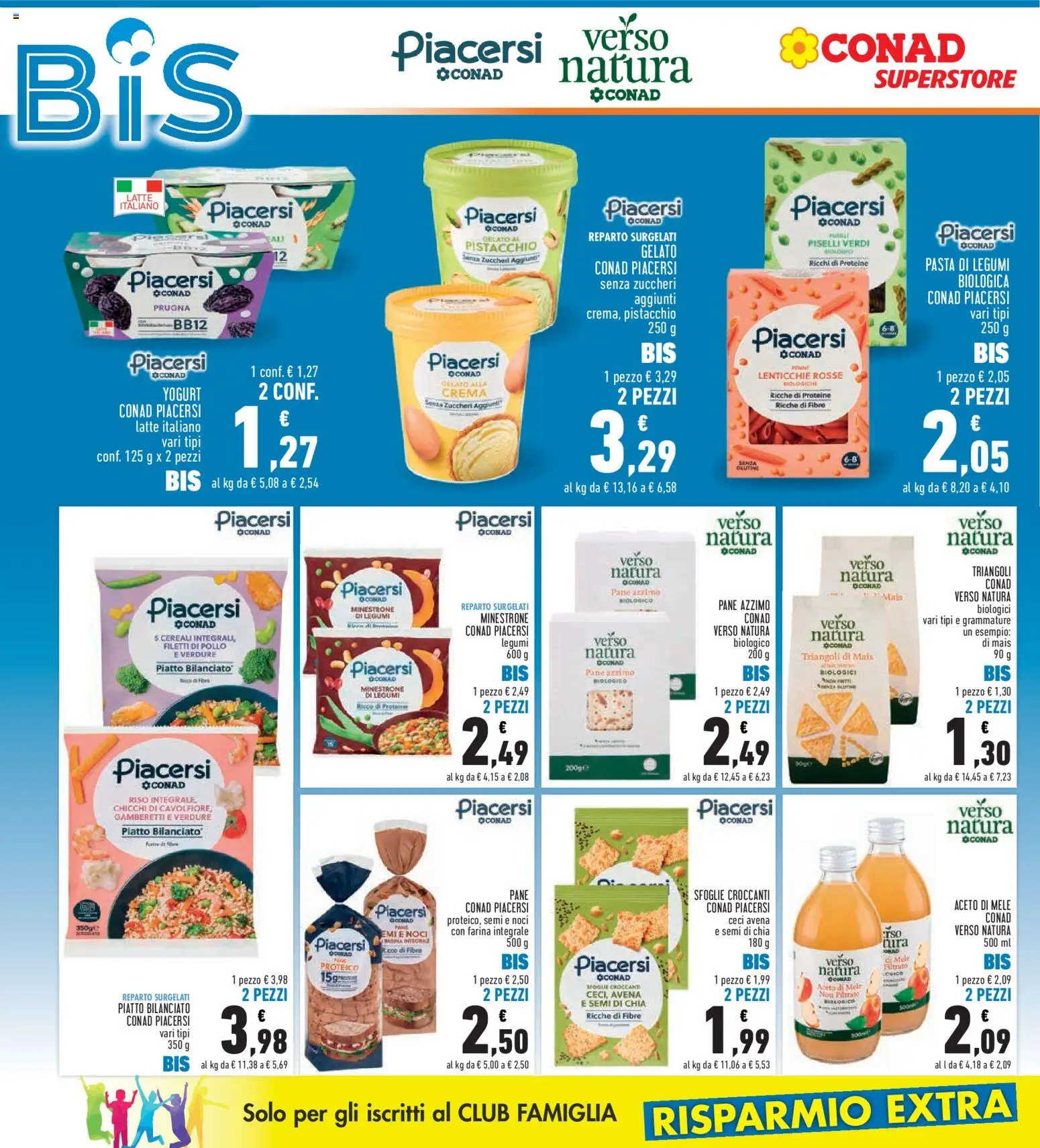 Volantino Conad del 16/07/2026 | Pagina: 8 | Prodotti: Legumi, Ceci, Mais, Piatto