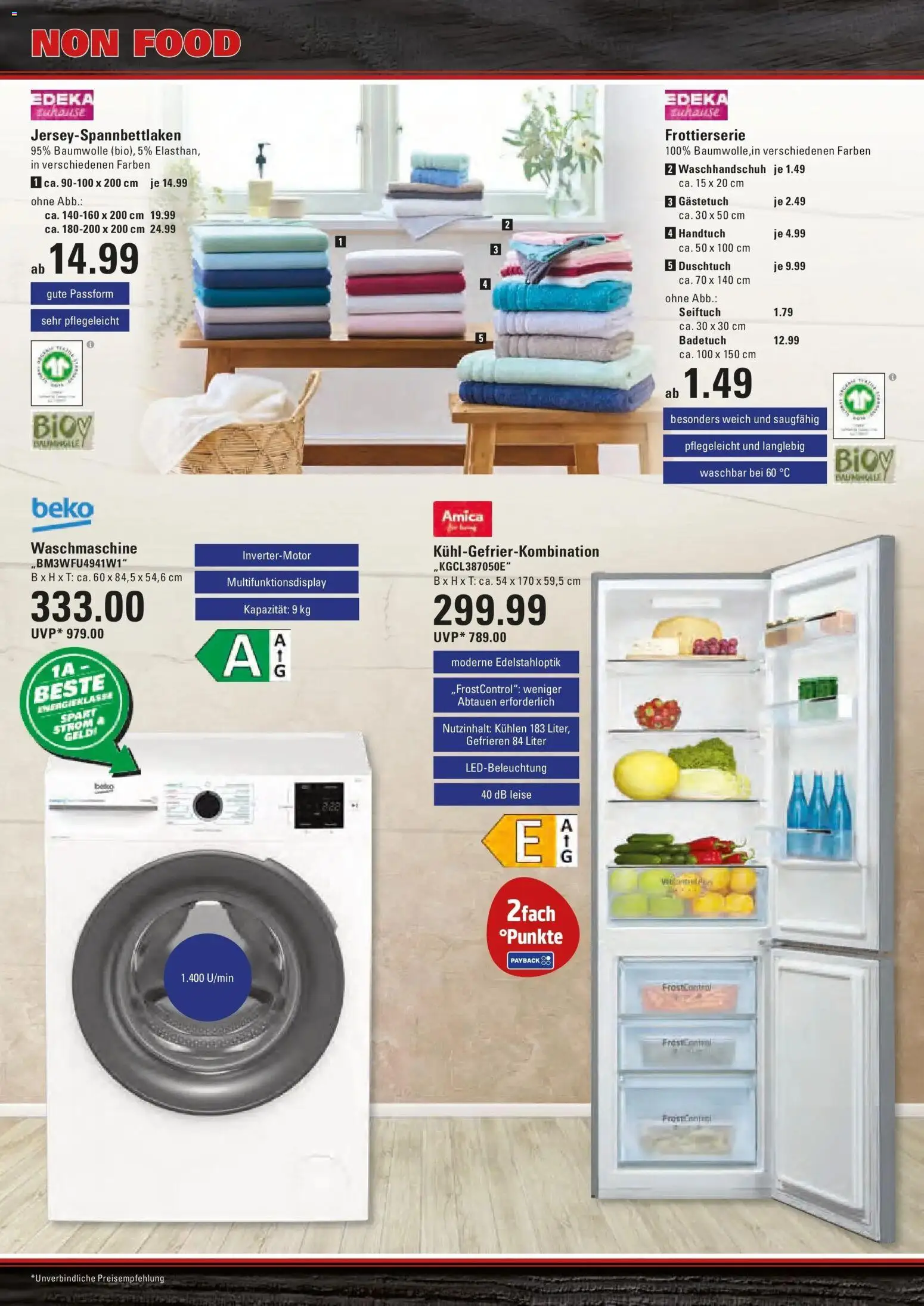Marktkauf Prospekt Prisdorf (ab 10.08.2026) » Angebote online | Seite: 18 | Produkte: Waschmaschine, Kühlgefrierkombination