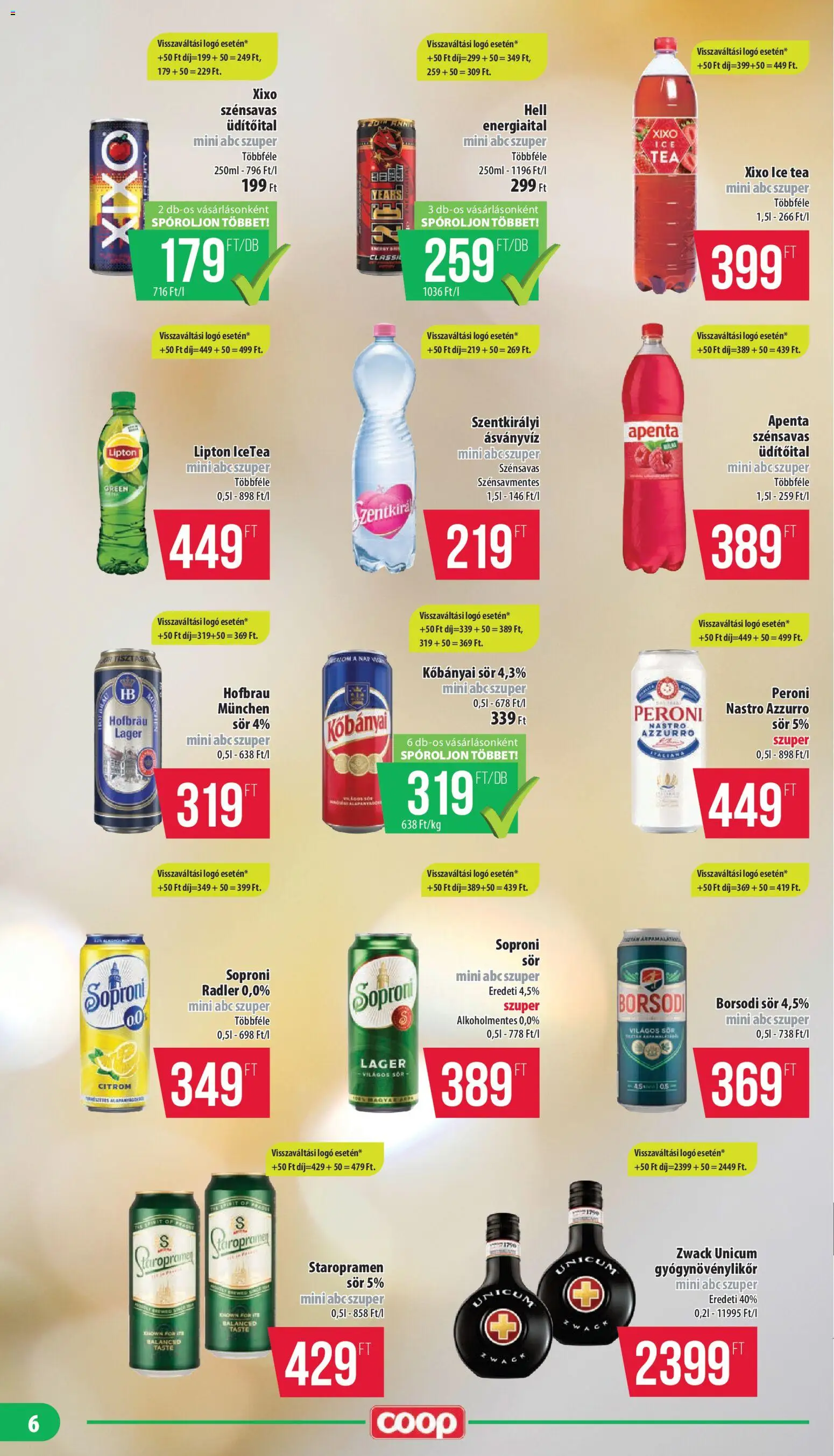 COOP akciós ujság - amely érvényes a következő dátumtól: 14.05.2026 | Oldal: 6