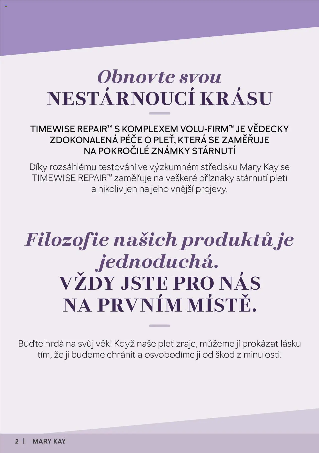 Mary Kay katalog - TimeWise Repair od 20.11.2023 | Strana: 2 | Produkty: Známky