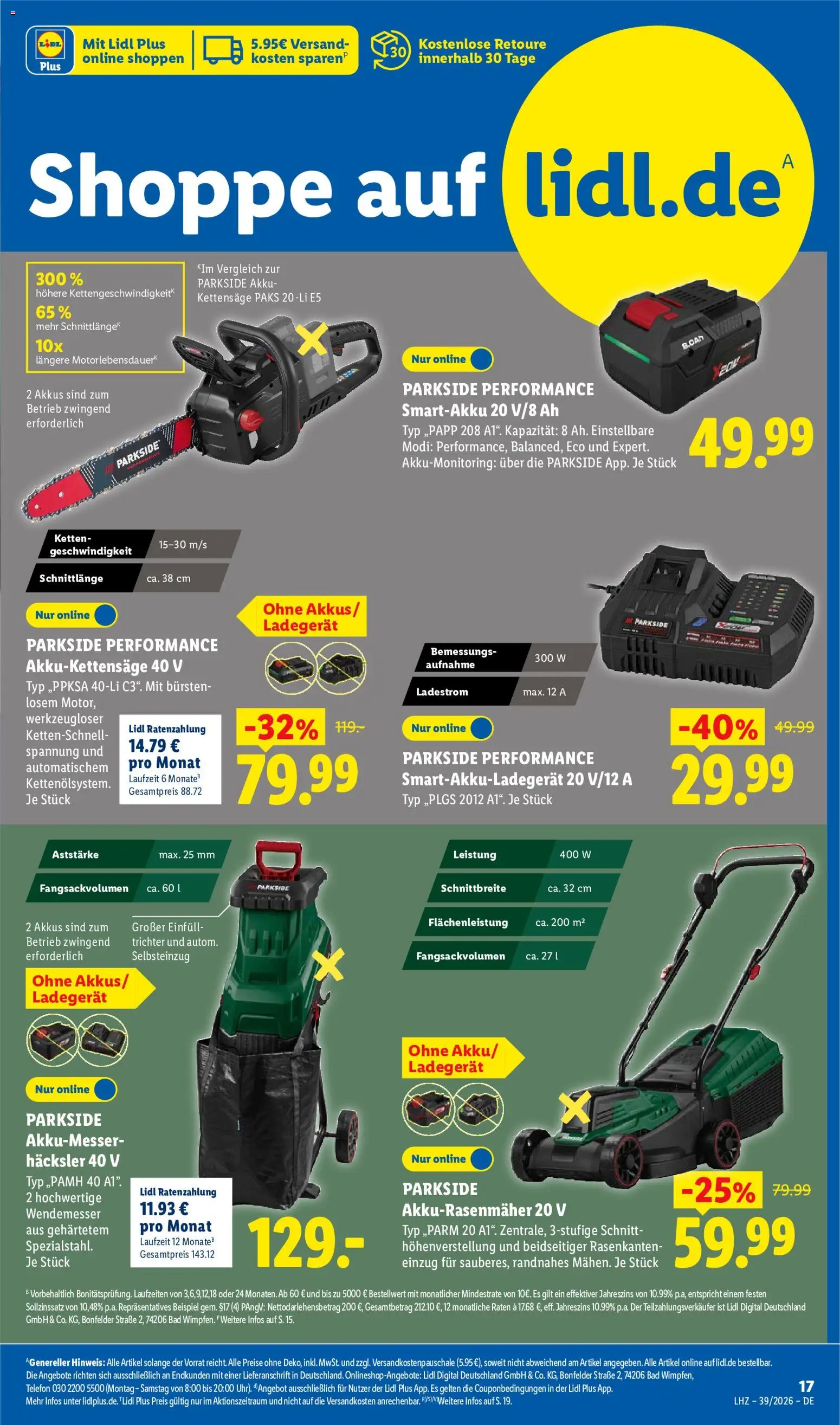 Lidl Německo leták od 21.09.2026 | Strana: 29 | Produkty: Parkside, Telefon