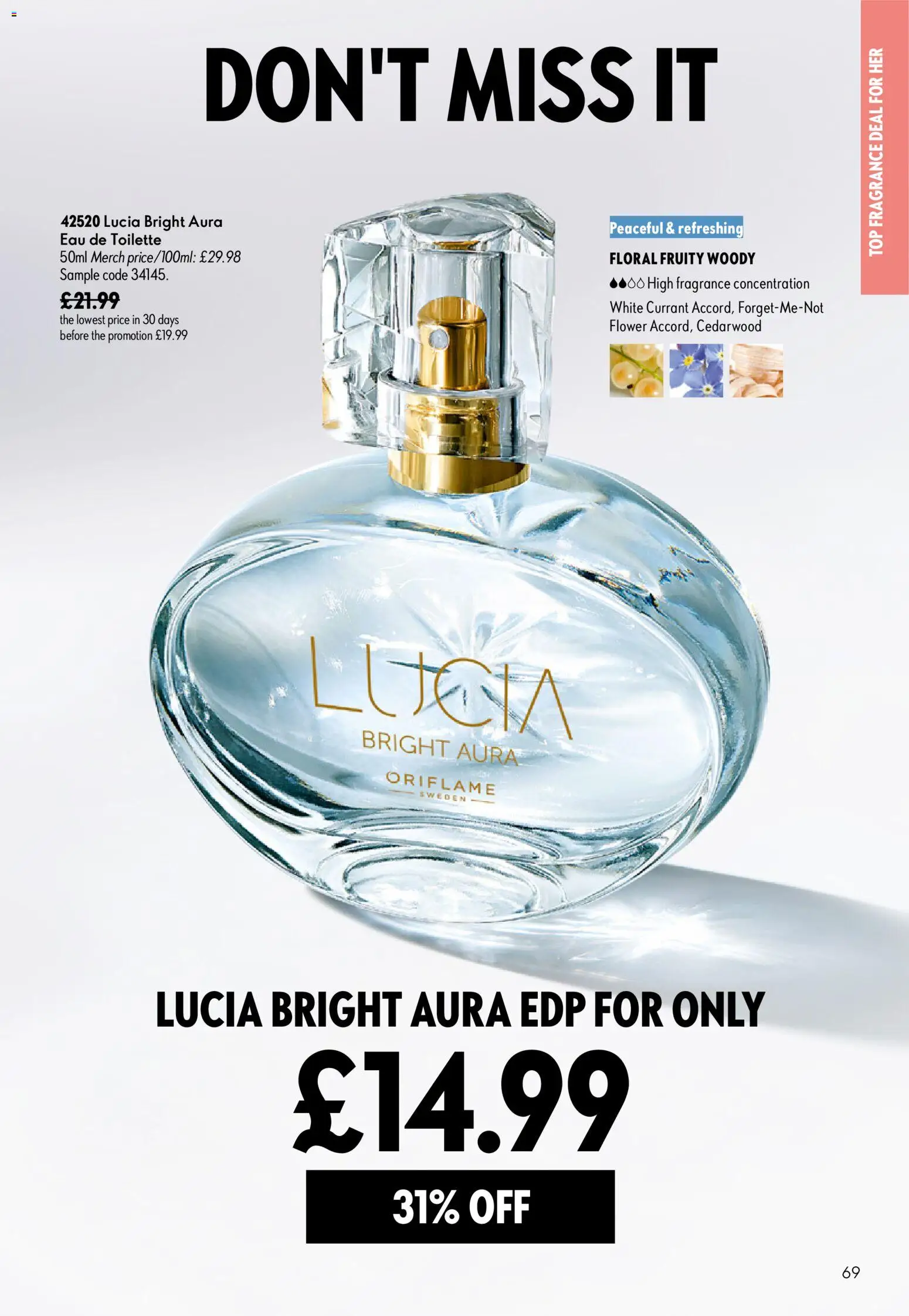 {H1} | Page: 69 | Products: Fragrance, Eau de toilette