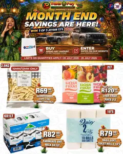 Take n Pay specials catalogue – valid from 20/07/2026