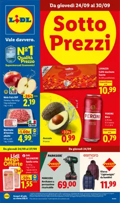 Anteprima del volantino Lidl volantino valido a partire dal 24/09/2026