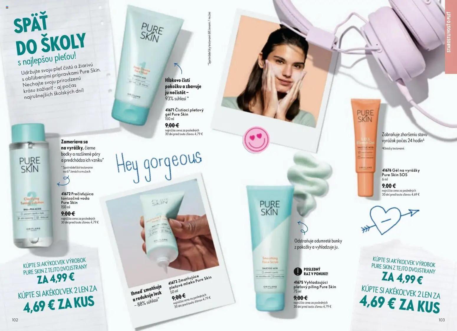 Nové Oriflame akcie – leták je platný od 19.08.2026 | Strana: 52 | Produkty: Mlieko, Voda