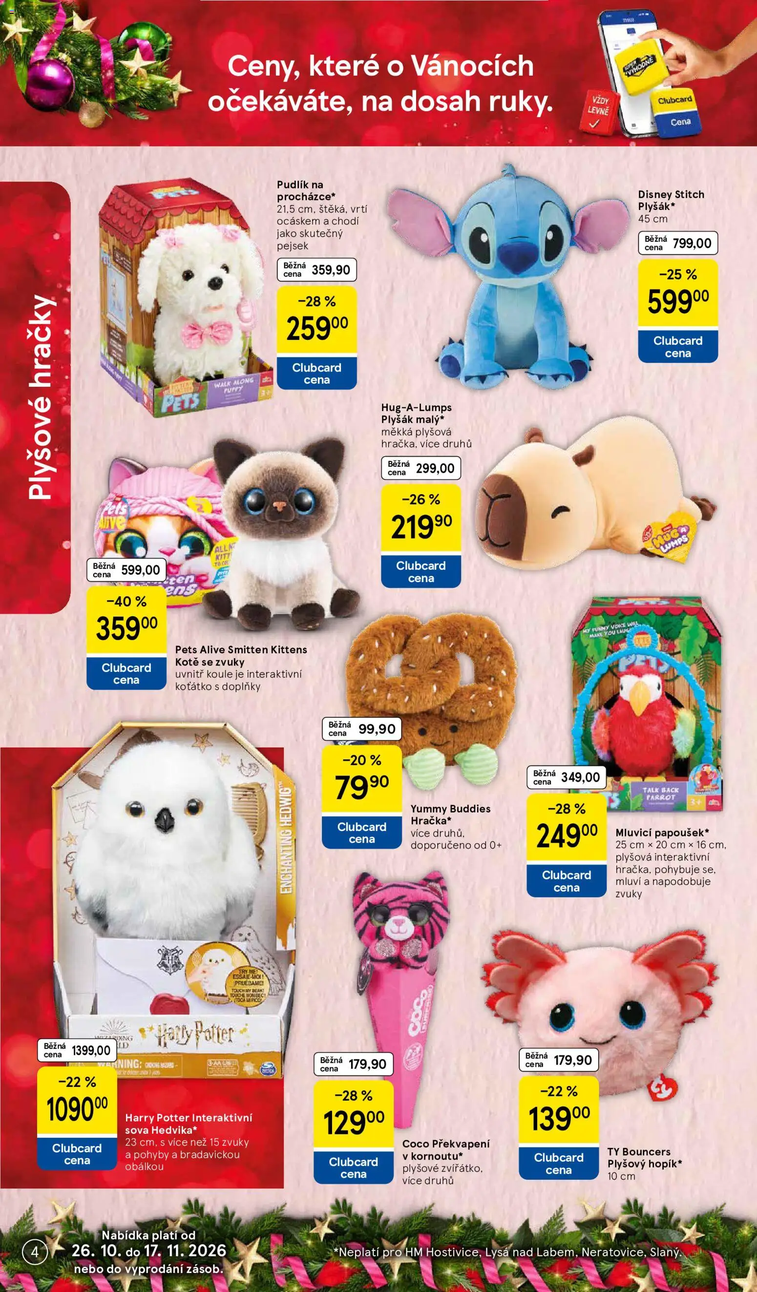 Tesco leták - Vánoční katalog hraček od 26.10.2026 | Strana: 4