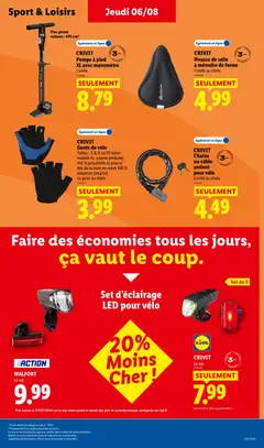 LIDL - Prévisualisation de CRIVIT Gants de vélo, Tailles : 7, 8, 9 ou 10 selon modèle Ex. paume (enduite) 100 % polyamide et pouce/ dos de la main en mesh 100 % polyester (recyclé)., La paire au choix. valide à partir de 06/08/2026 | Page: 39