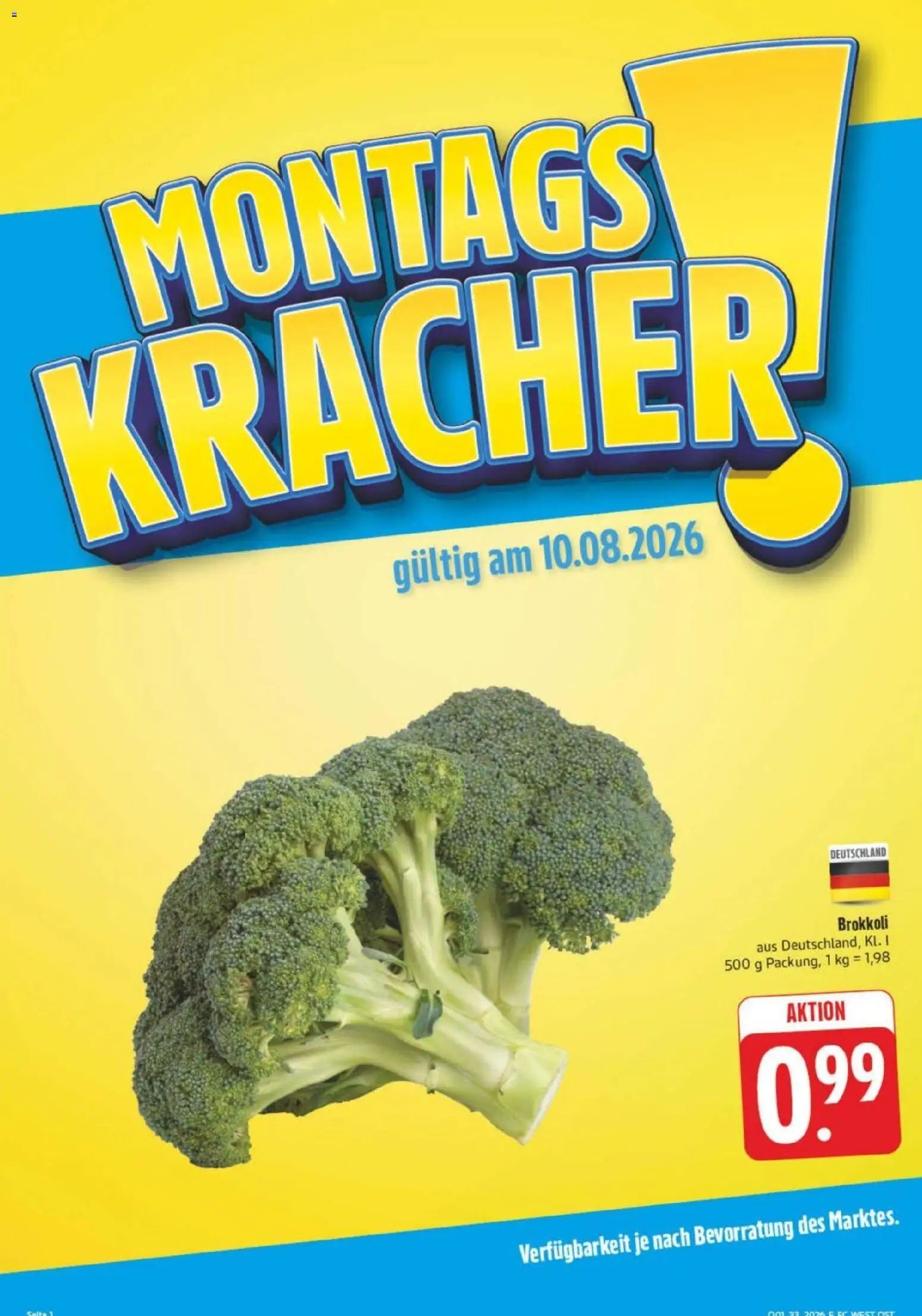 Edeka Prospekt Leipzig – gültig ab 10.08.2026 | Seite: 4 | Produkte: Brokkoli