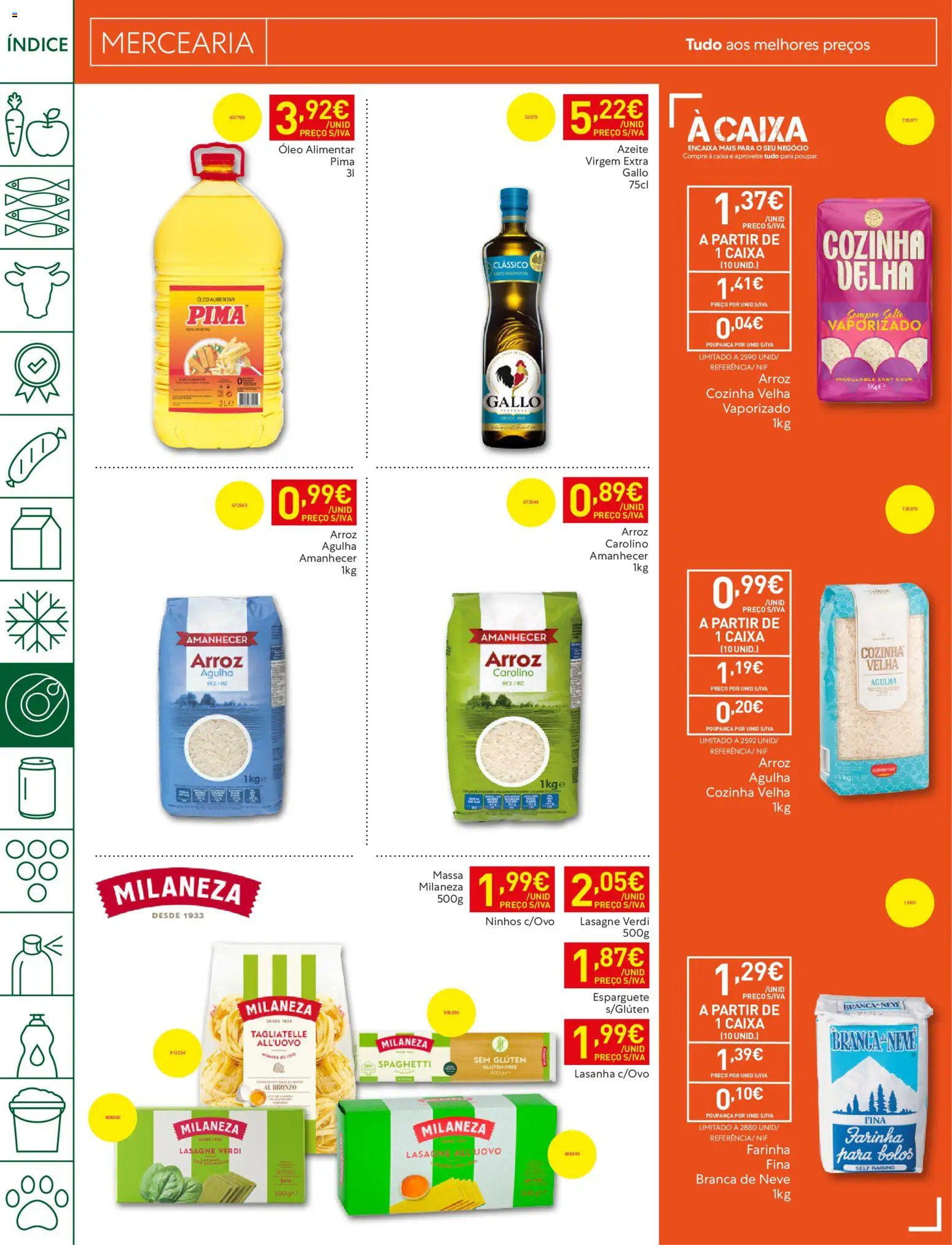 Recheio folheto Madeira │ válido de 09.06.2026 | Página: 18 | Produtos: Azeite, Lasanha, Óleo, Massa