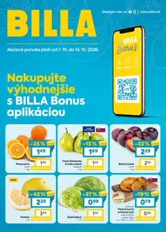 Billa leták platný od 07.10.2026