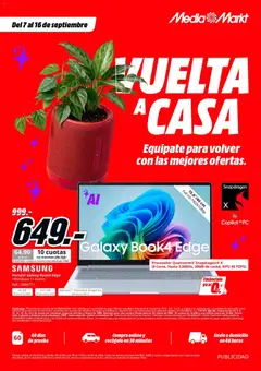 Vista previa Media Markt folleto válido desde el 07/09/2026