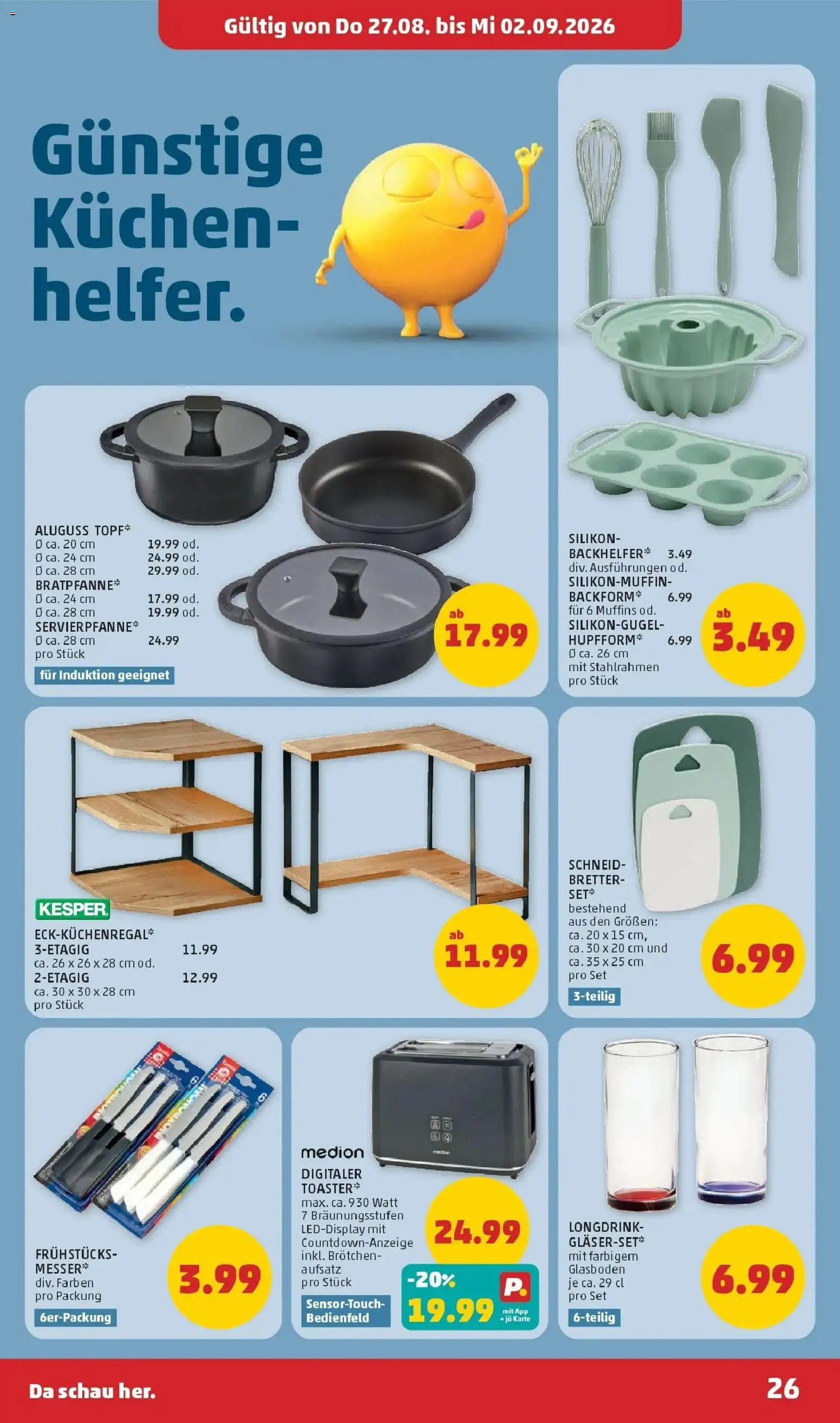Penny Markt Die ganze Woche sparen ab (27.08.2026) - Angebote, Prospekt | Seite: 26