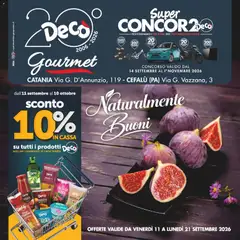 Anteprima del volantino Decò volantino Gourmet Sicilia valido a partire dal 11/09/2026