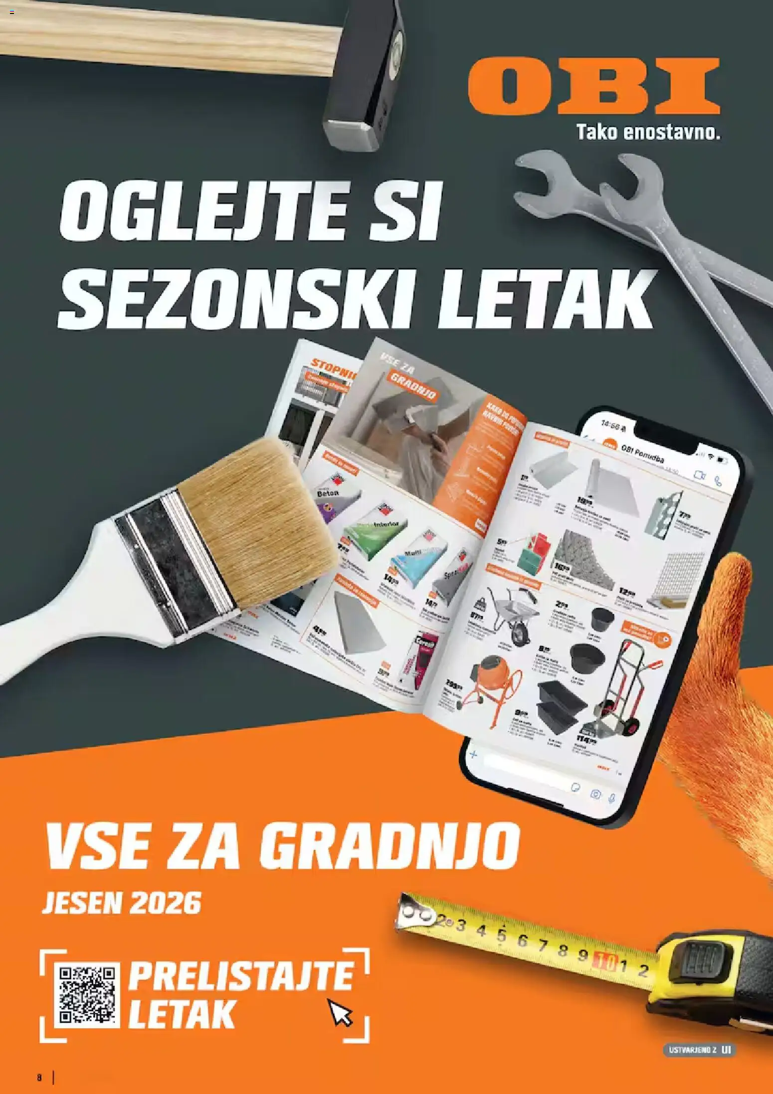 Novi OBI katalog ponudbe – veljaven od 02.09.2026 | Stran: 8 | Izdelki: Beton