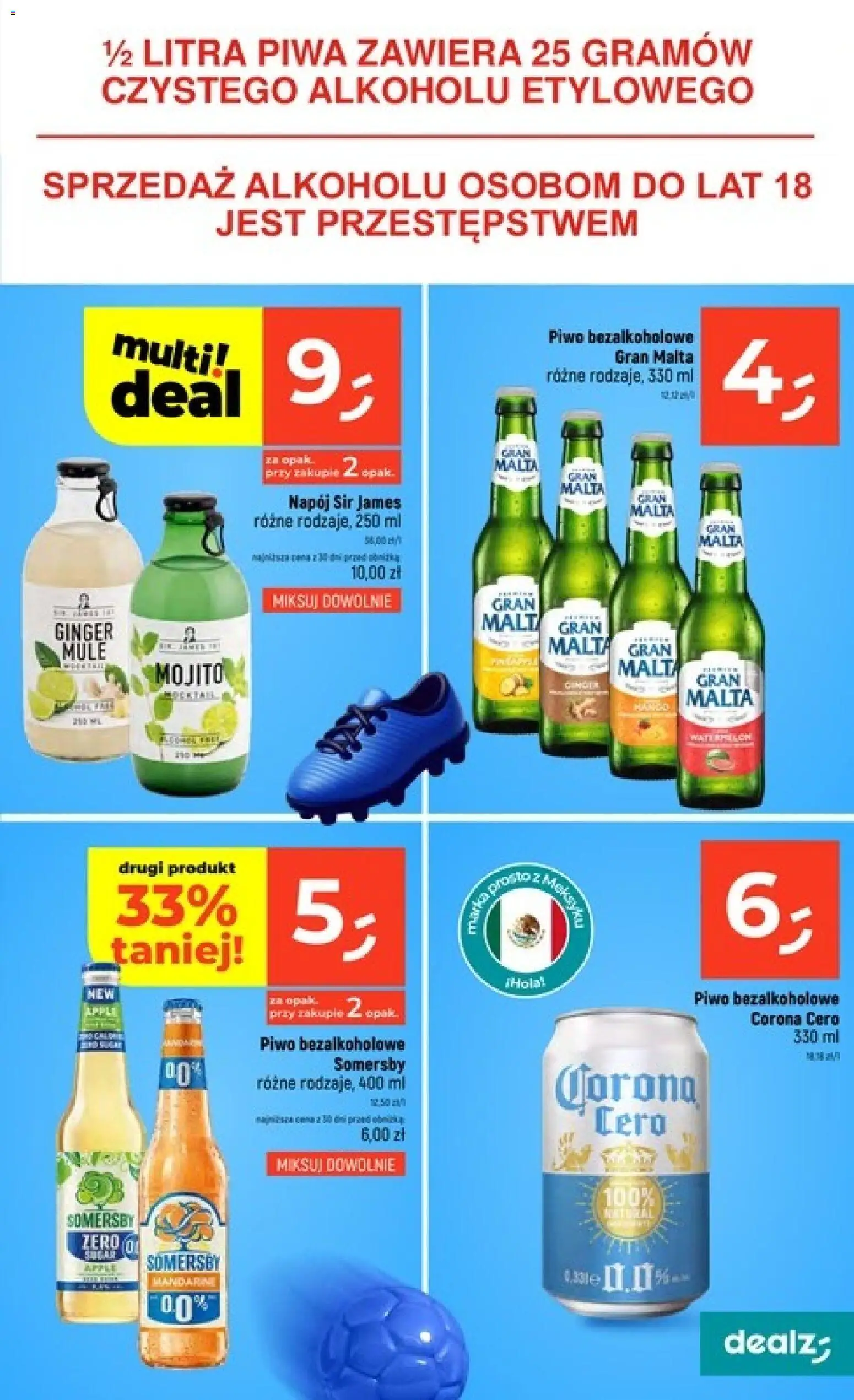 Dealz gazetka od 11.06.2026 | Strona: 21 | Produkty: Mule, Piwo, Somersby