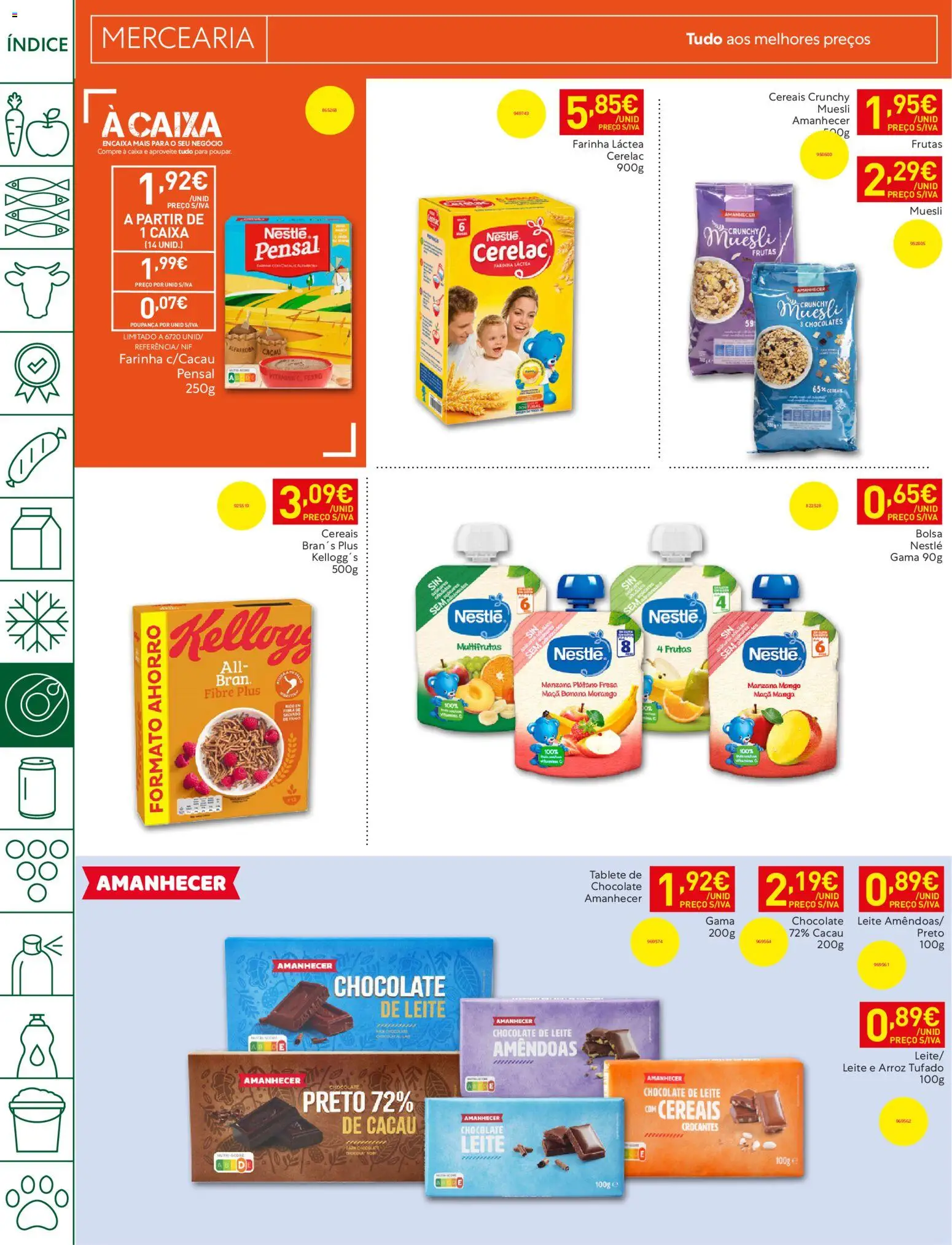 Recheio folheto Madeira │ válido de 16.06.2026 | Página: 22 | Produtos: Bolsa, Farinha láctea, Maça, Chocolate