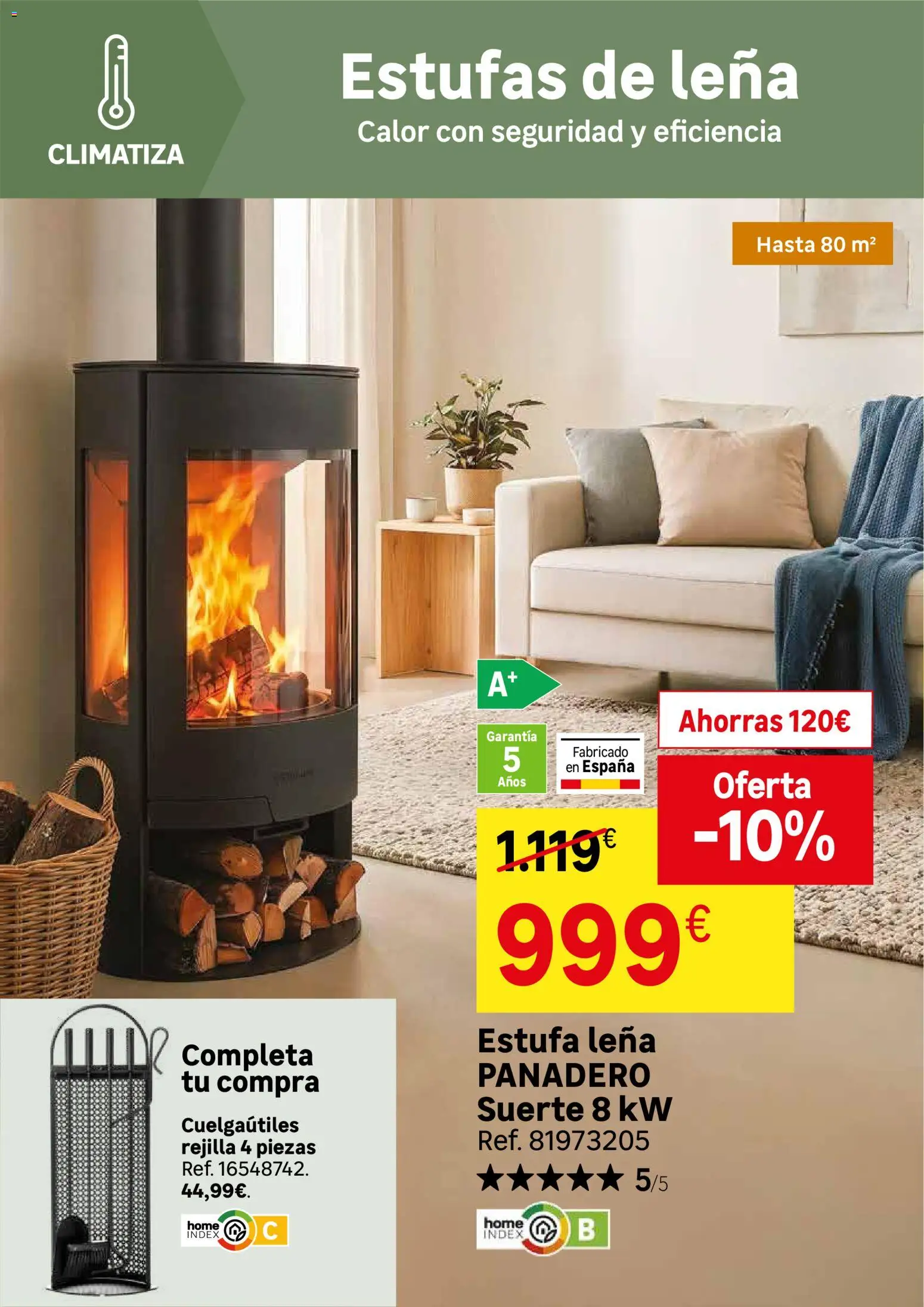 Leroy Merlin Calor en casa y mucho ahorro │ válido desde el 20/10/2026 | Página: 30 | Productos: Leña