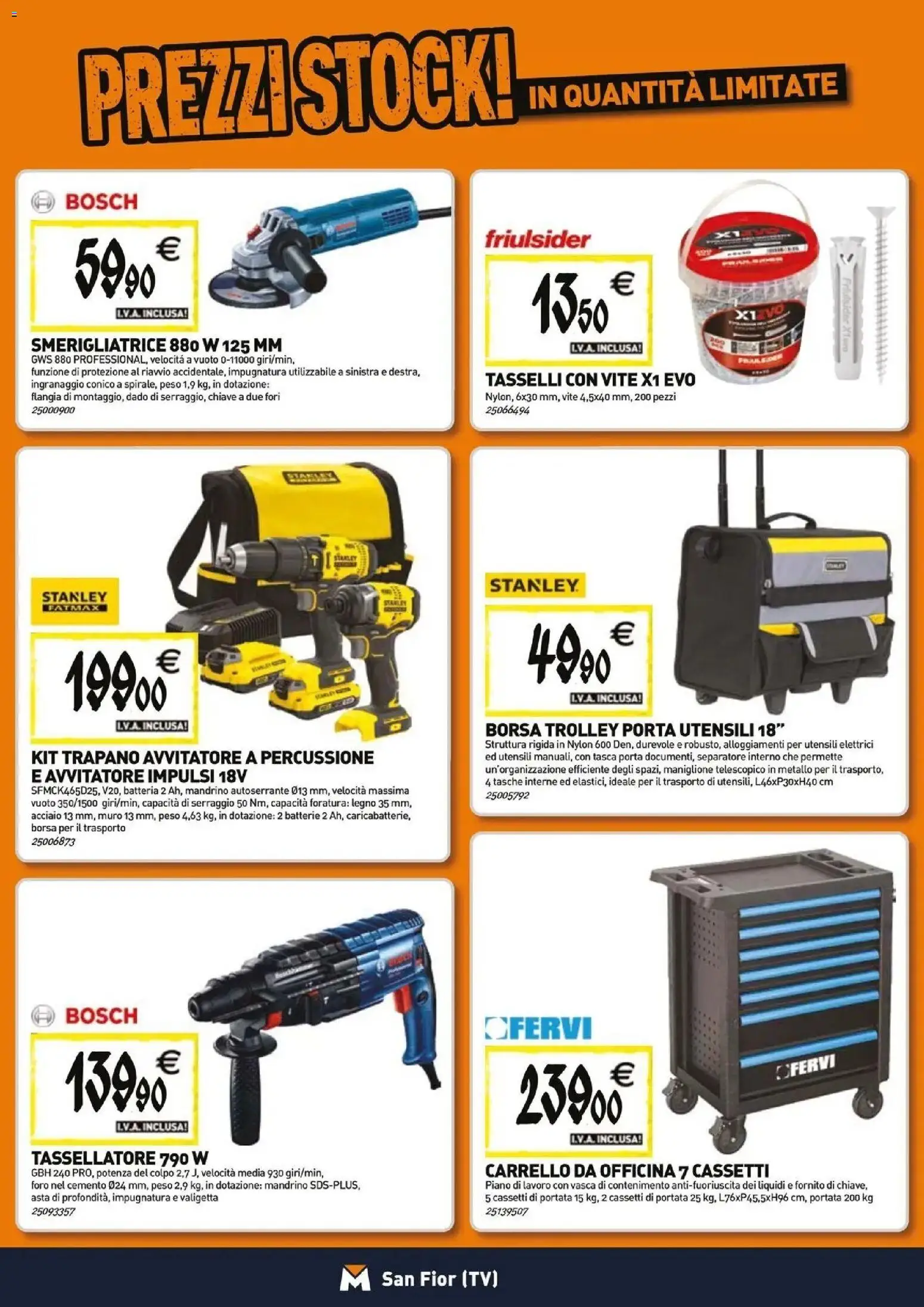 Nuovo TECNOMAT catalogo San Fior dal 29/10/2026 > offerte anteprima 🛍️ | Pagina: 19 | Prodotti: Avvitatore, Smerigliatrice, Batteria, Batterie