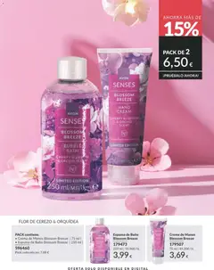 Vista previa Crema de Manos Blossom Breeze, Hand cream with cherry blossom & orchid scent. válido desde el 01.05.2026 | Página: 205 | Productos: Crema de manos, Espuma de baño, Crema, Baño