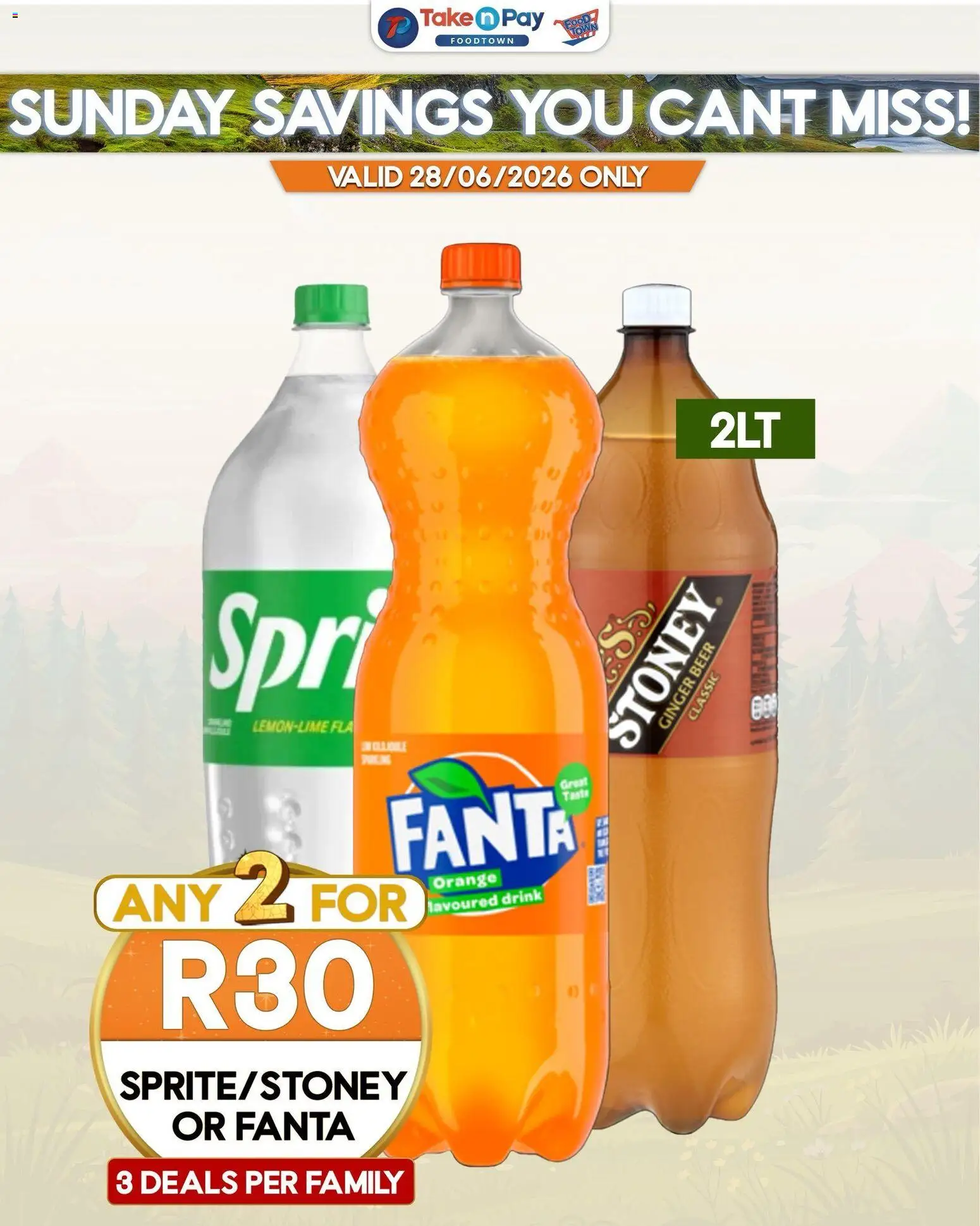 New Take n Pay catalogue – valid from 28/06/2026 | Page: 2 | Products: Beer, Fanta