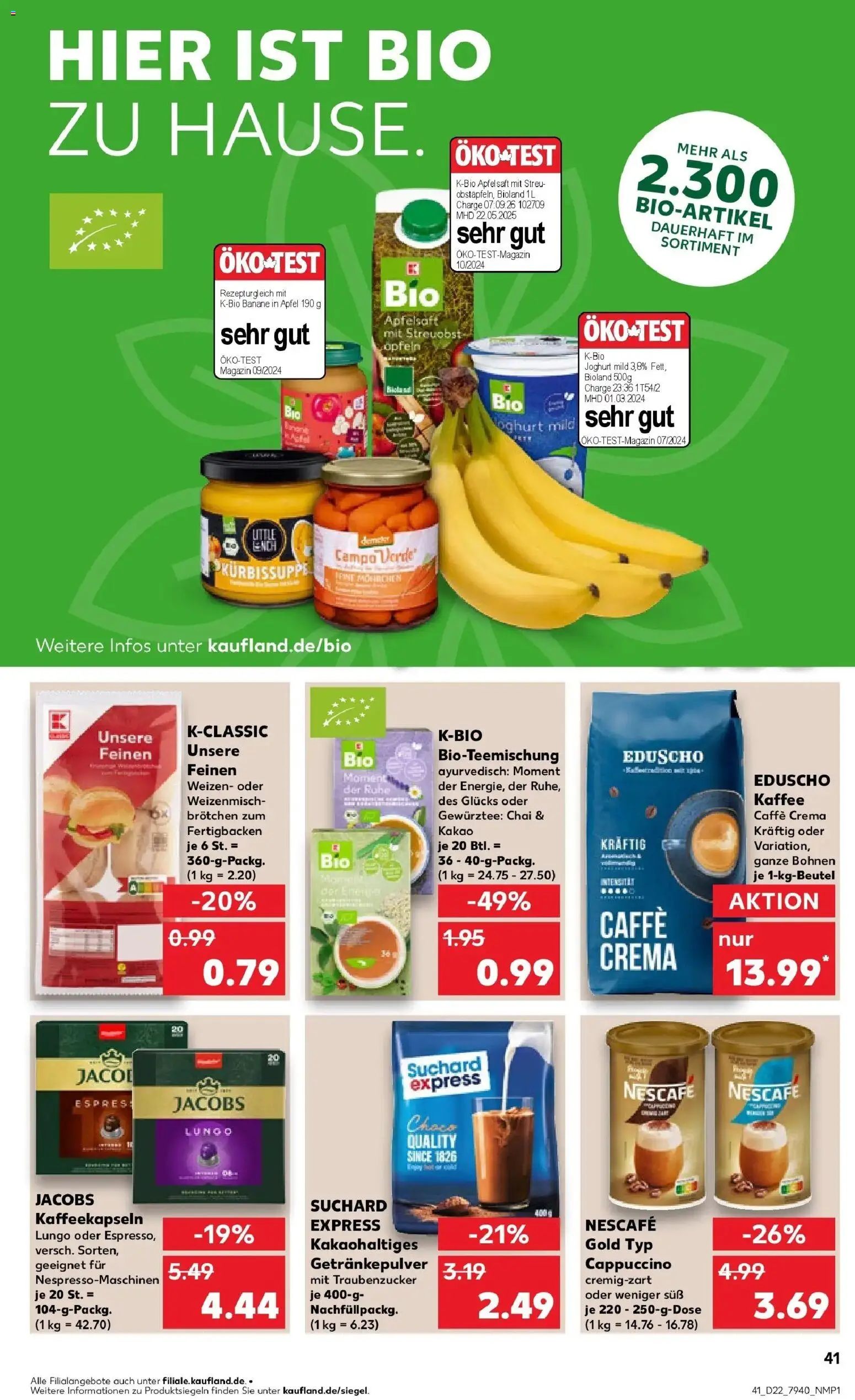 Kaufland Prospekt Erftstadt – gültig ab 26.05.2026 | Seite: 46 | Produkte: Kaffee, Äpfel, Apfelsaft, Nescafe gold