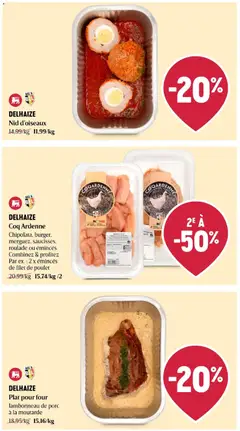Delhaize publicité - Voorbeeld van een folder van Delhaize, geldig van 12/10/2026 | Pagina: 15 | Producten: Chipolata, Brioche