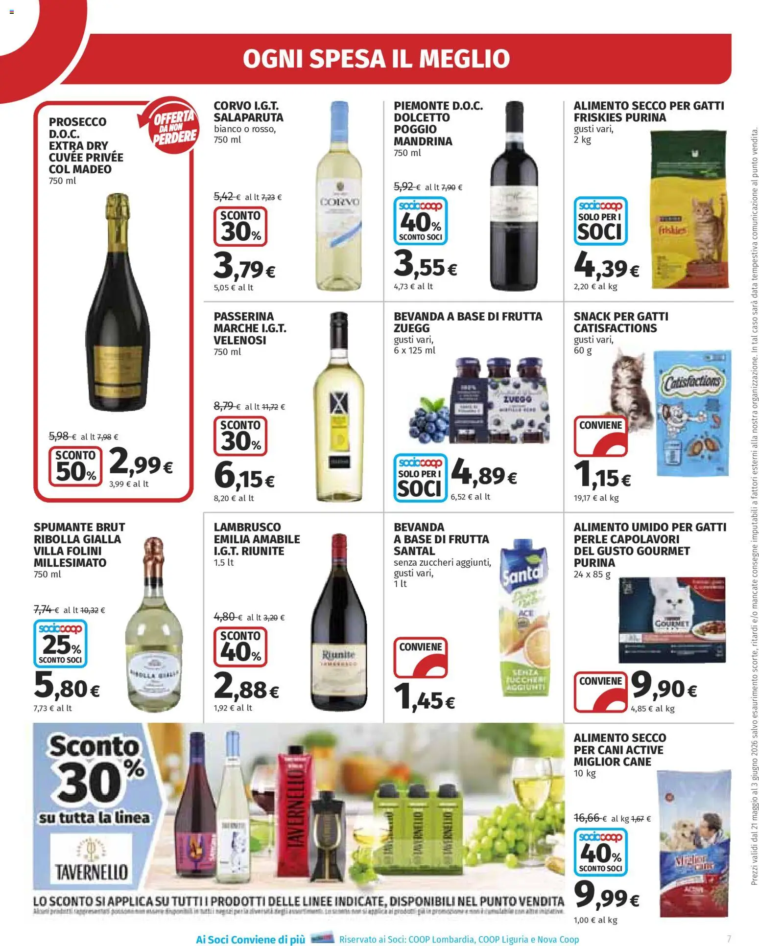 Volantino Ipercoop del 21.05.2026 | Pagina: 7 | Prodotti: Prosecco, Frutta, Spumante