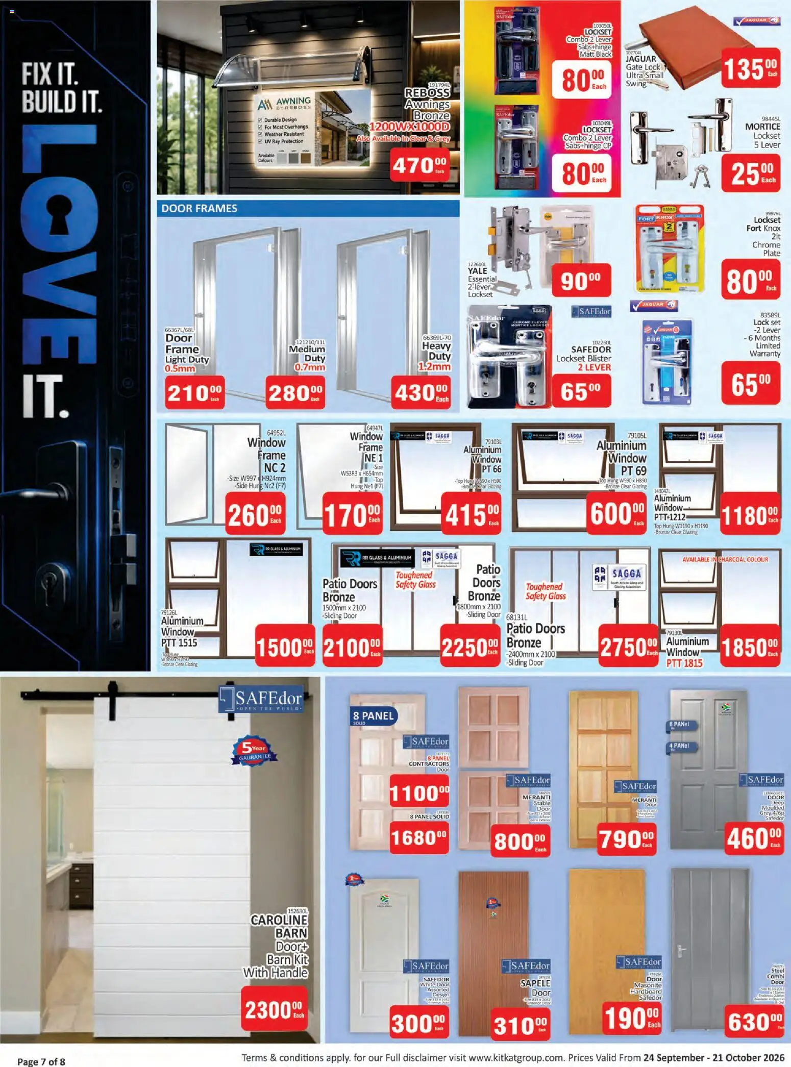 New KIT KAT Cash & Carry catalogue – valid from 24/09/2026 | Page: 7 | Products: Frame, Plate, Lock, Light