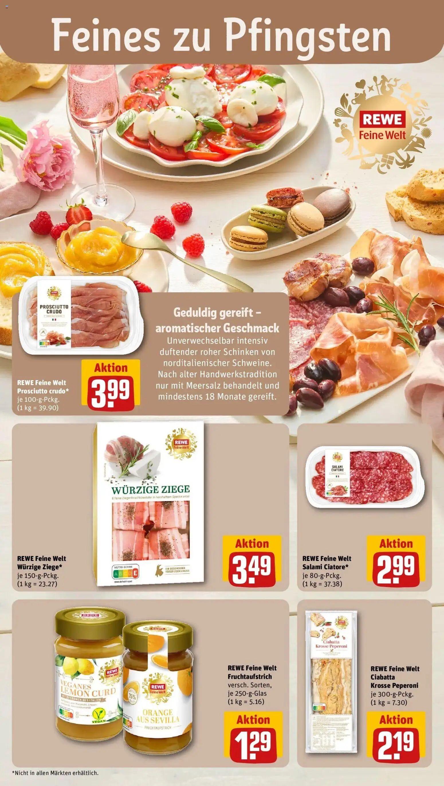 Rewe Prospekt Wiesbaden – gültig ab 17.05.2026 | Seite: 18 | Produkte: Salami, Schinken, Zitronen