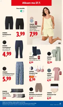 Lidl-mainoslehti voimassa 23/07/2026 alkaen | Sivu: 33