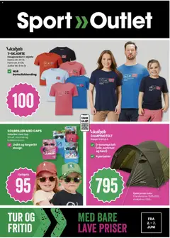 Forhåndsvisning av Sport Outlet kundeavis gyldig fra 02.06.2026