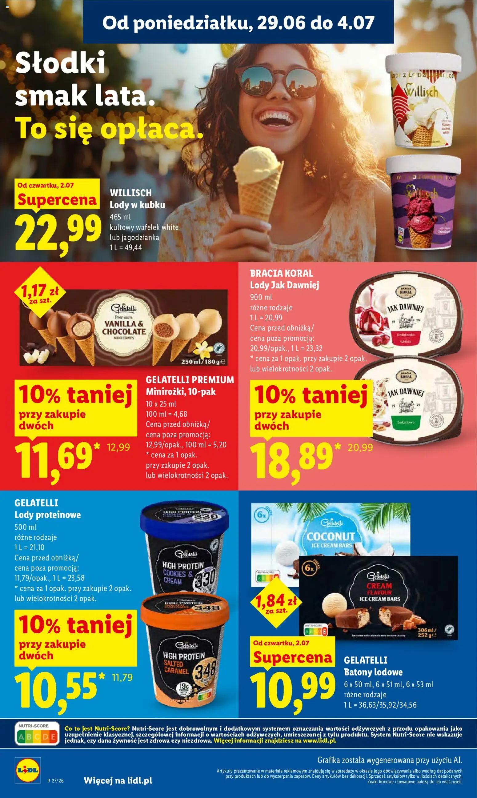 Lidl Polsko leták od 02.07.2026 | Strana: 58 | Produkty: Cookies, Gelatelli, Protein
