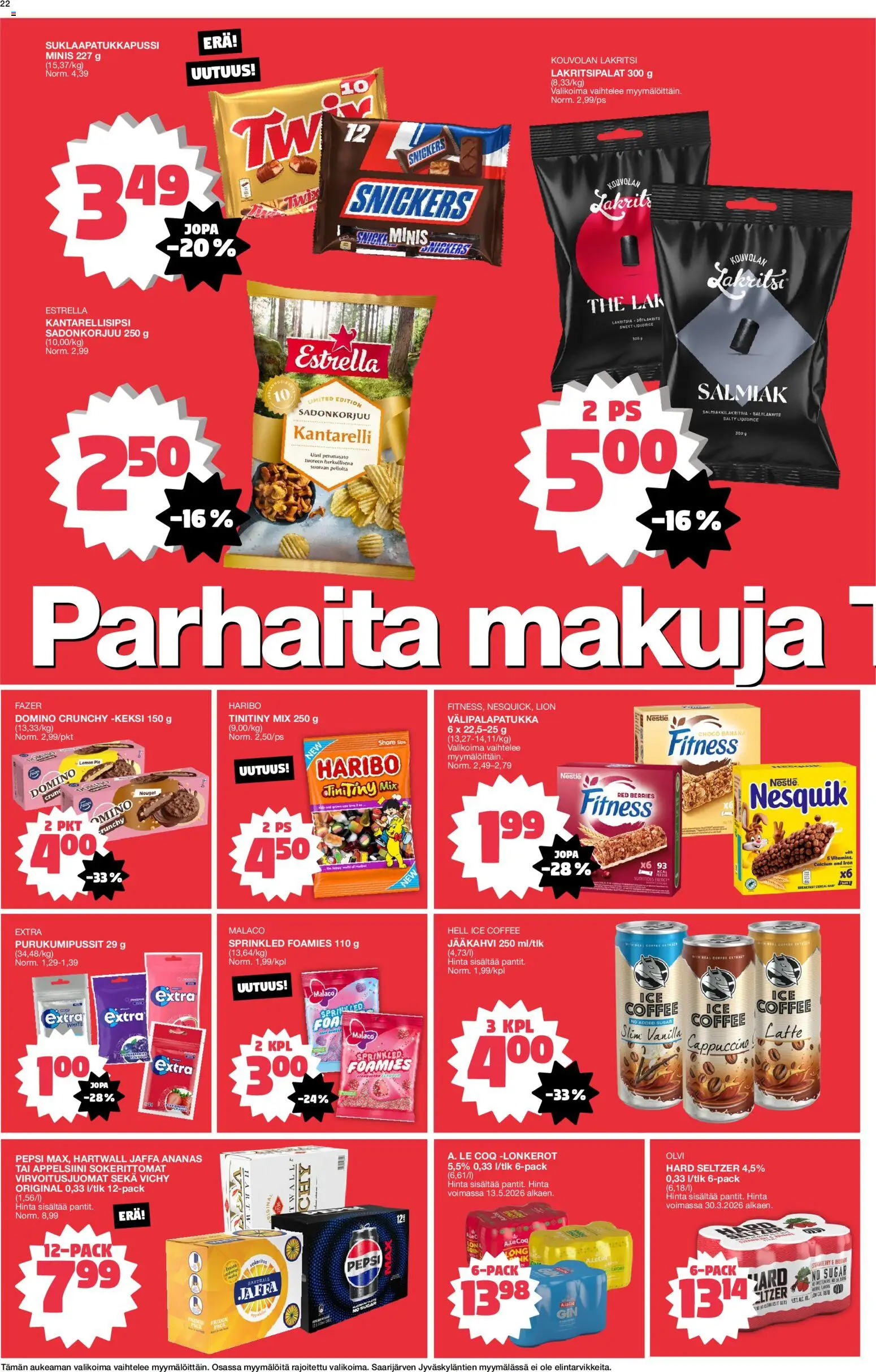 Tokmanni tarjoukset – voimassa 14/09/2026 alkaen | Sivu: 22