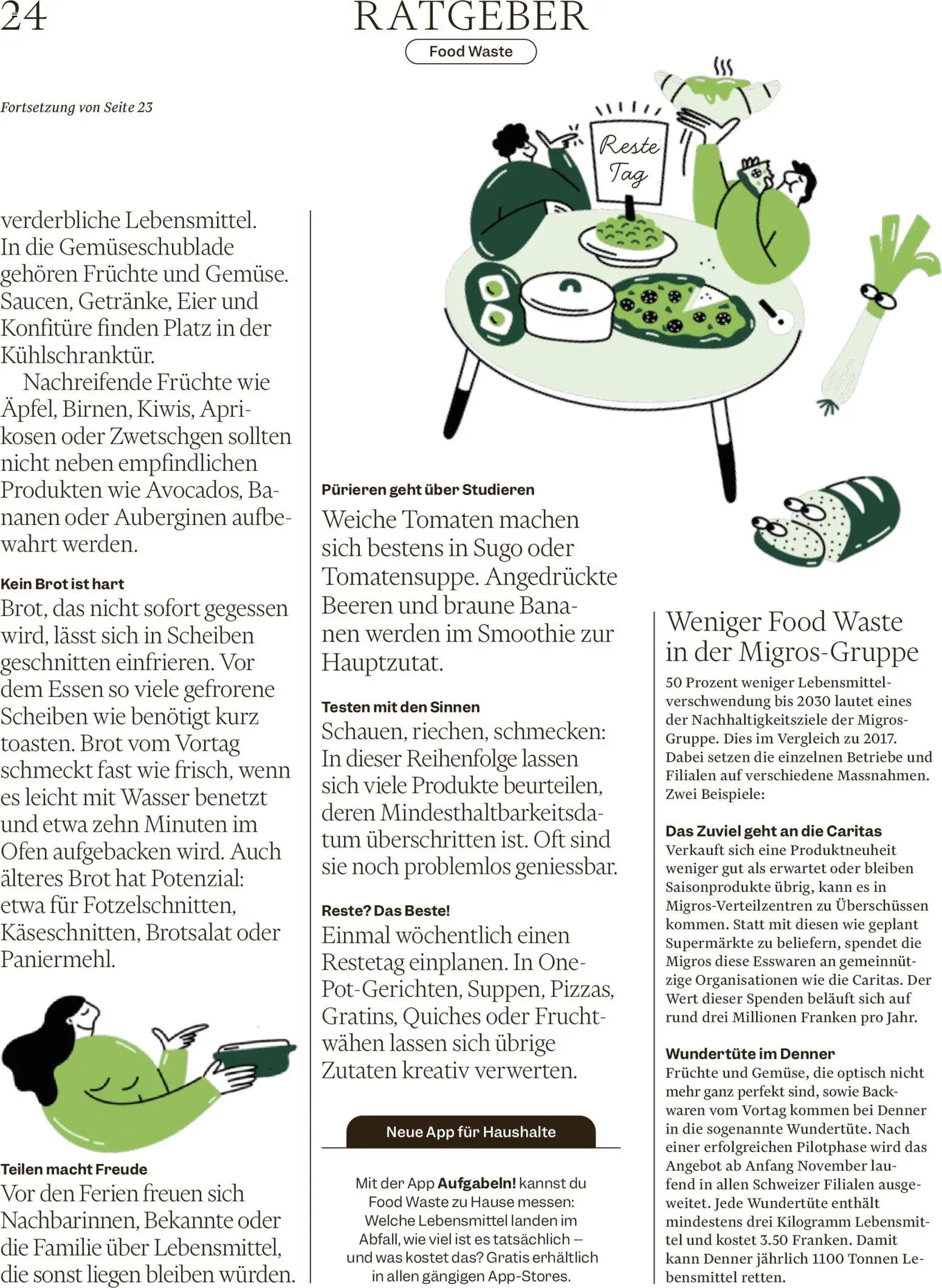 Migros aktionen Magazin – gültig ab 16.09.2026 | Seite: 24 | Produkte: Eier, Brot, Früchte, Ofen