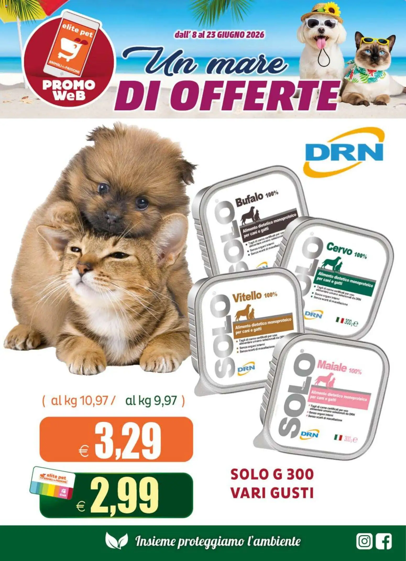 Volantino Elite Supermercati del 08.06.2026 | Pagina: 4 | Prodotti: Maiale, Vitello, Bufalo