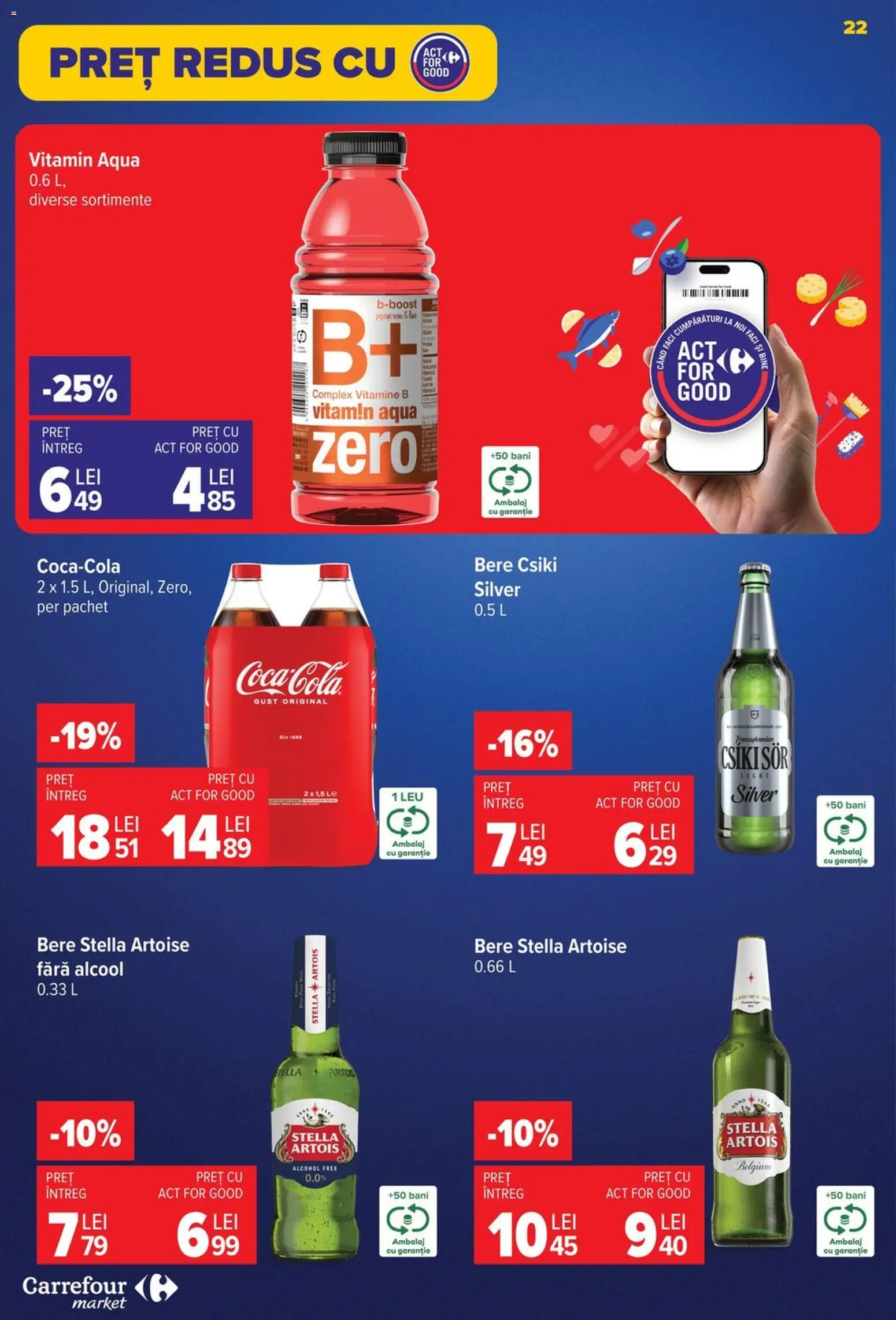 Noul catalog Carrefour – valabil de la 17.06.2026 | Pagină: 21 | Produse: Bere