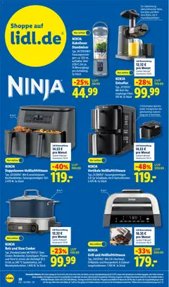 Lidl Prospekt ab 12.10.2026 gültig | Seite: 42 | Produkte: Entsafter, Bad, Reis, Heißluftfritteuse