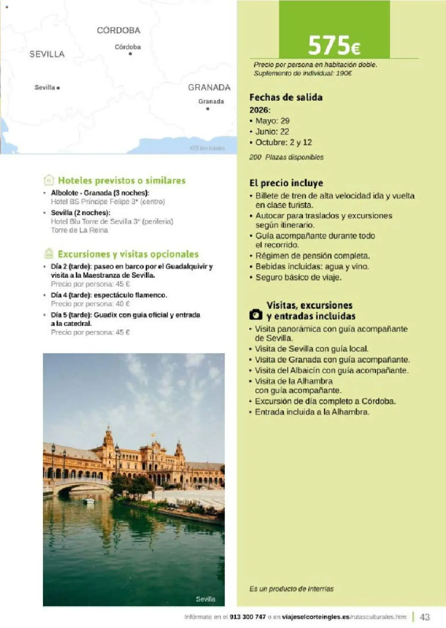Viajes El Corte Inglés Rutas Culturales de la Comunidad de Madrid │ válido desde el 01.04.2026 | Página: 43