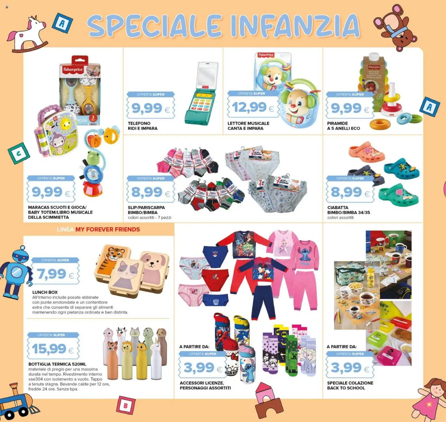 Volantino Oasi del 14/09/2026 | Pagina: 22 | Prodotti: Posate, Bevande, Contenitore, Bottiglia