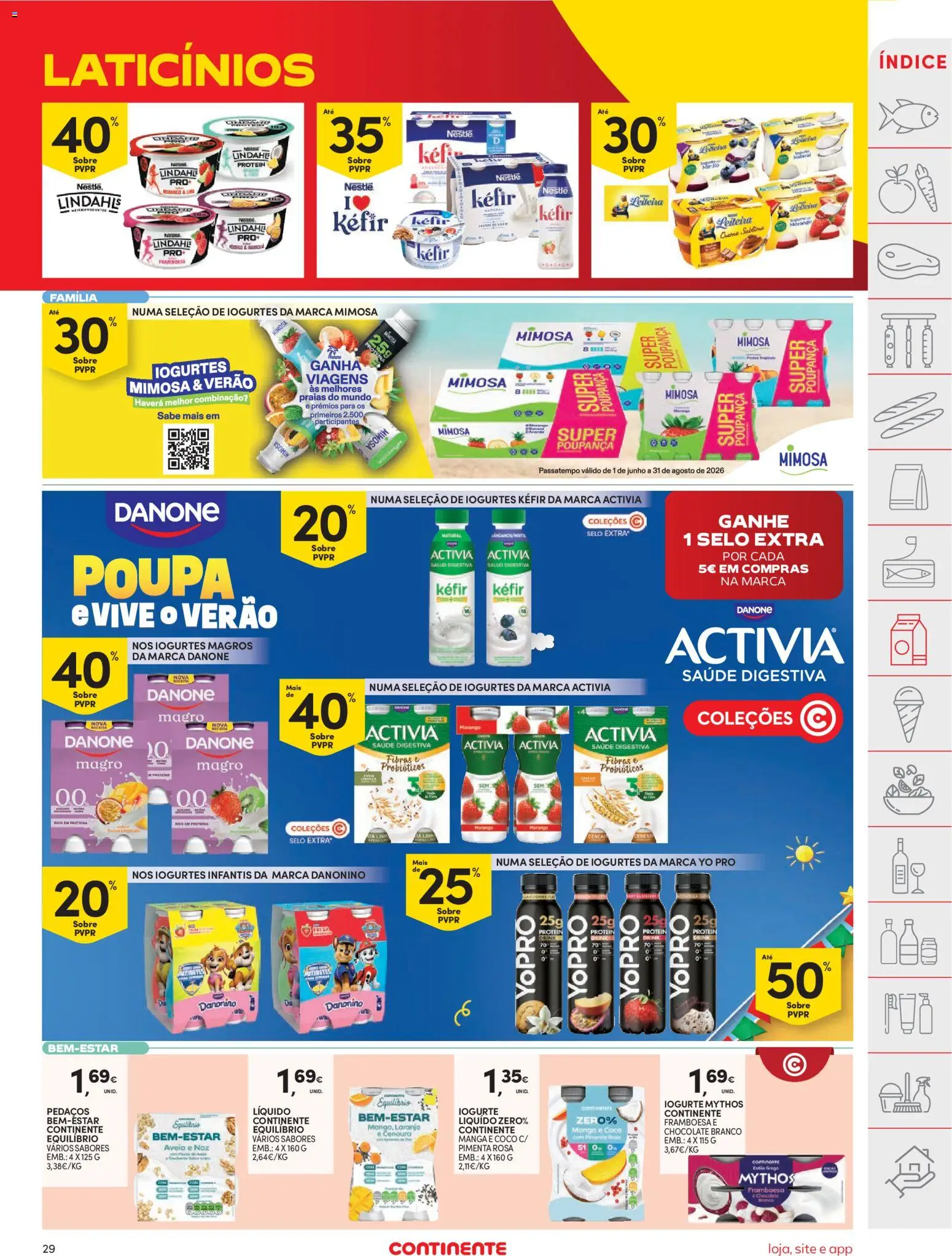 Continente folheto │ válido de 07/07/2026 | Página: 31 | Produtos: Pimenta, Probióticos, Iogurtes, Nestlé